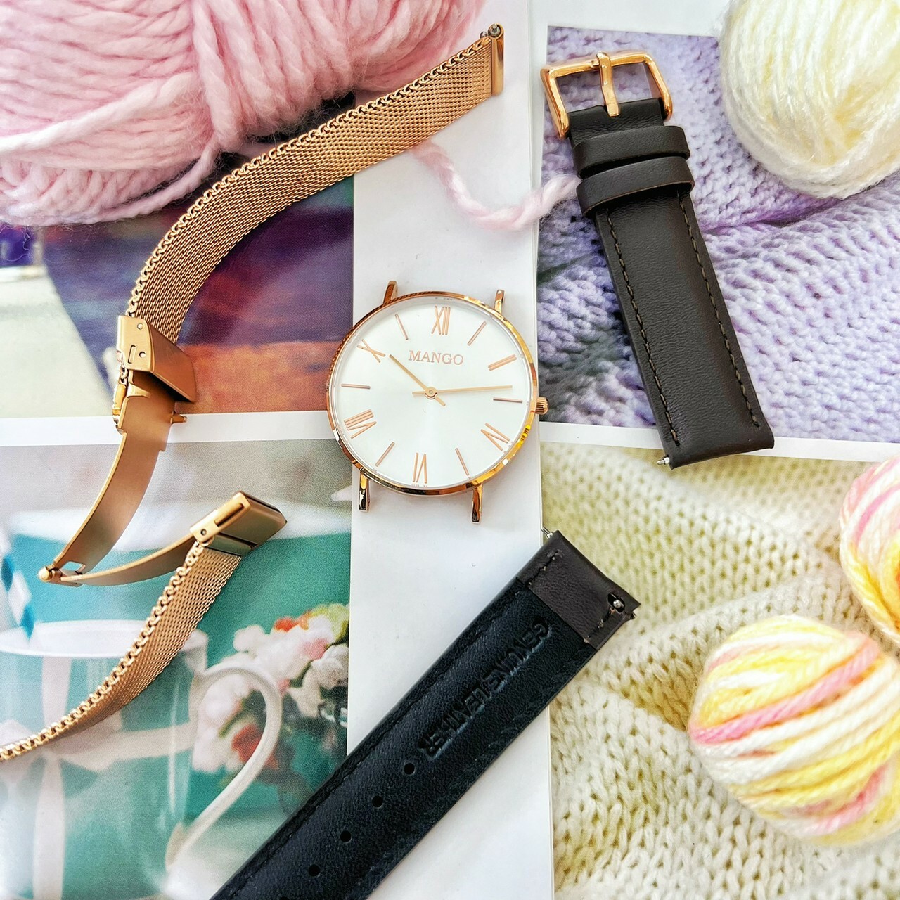 【MANGO】弦樂獨奏時尚米蘭腕錶  MA6715L-80R 37mm 現代鐘錶