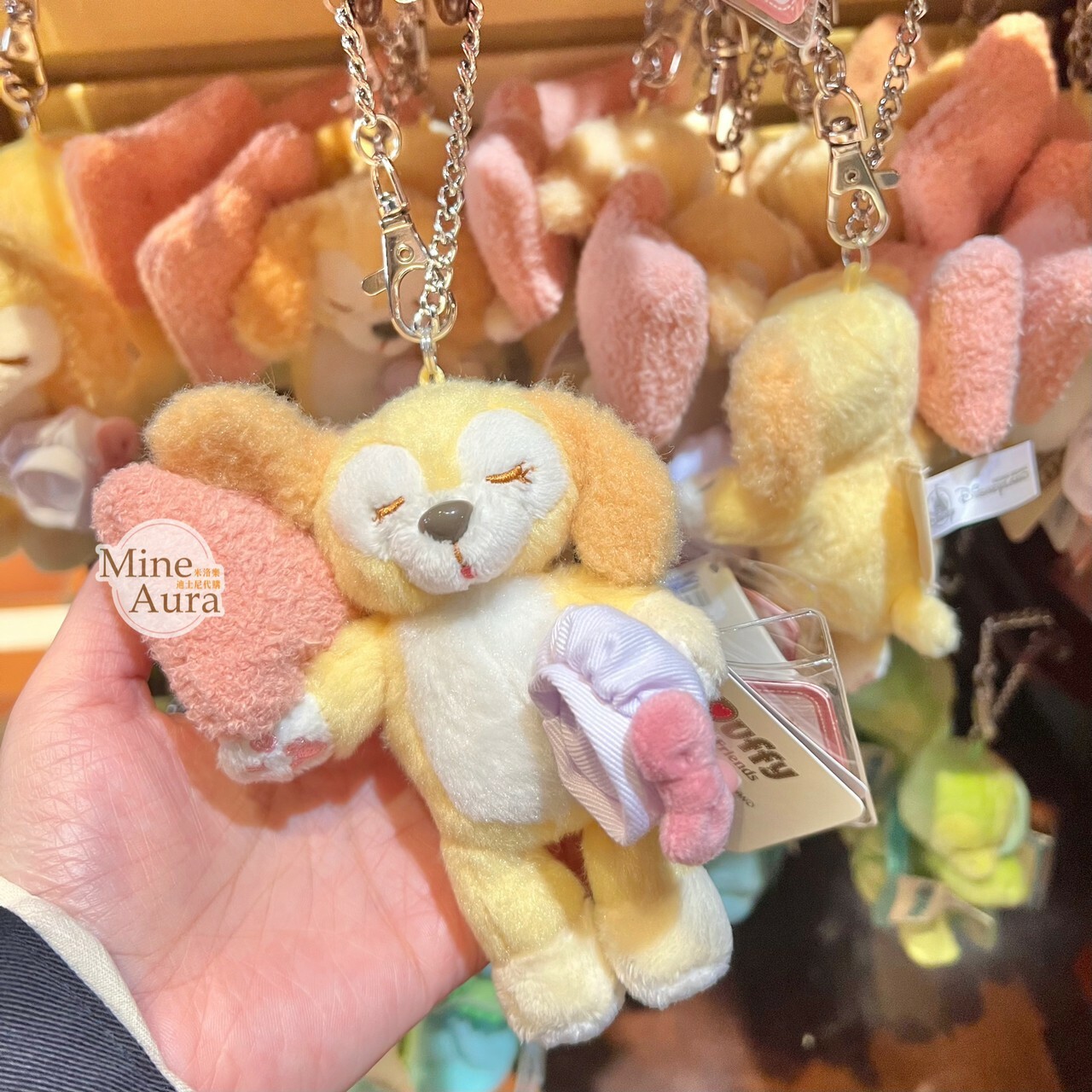 (現貨) 甜睡 Duffy's Sweet Dreams 可琦安 餅乾 CookieAnn 睡顏 絨毛 吊飾 鑰匙圈 -香港迪士尼樂園