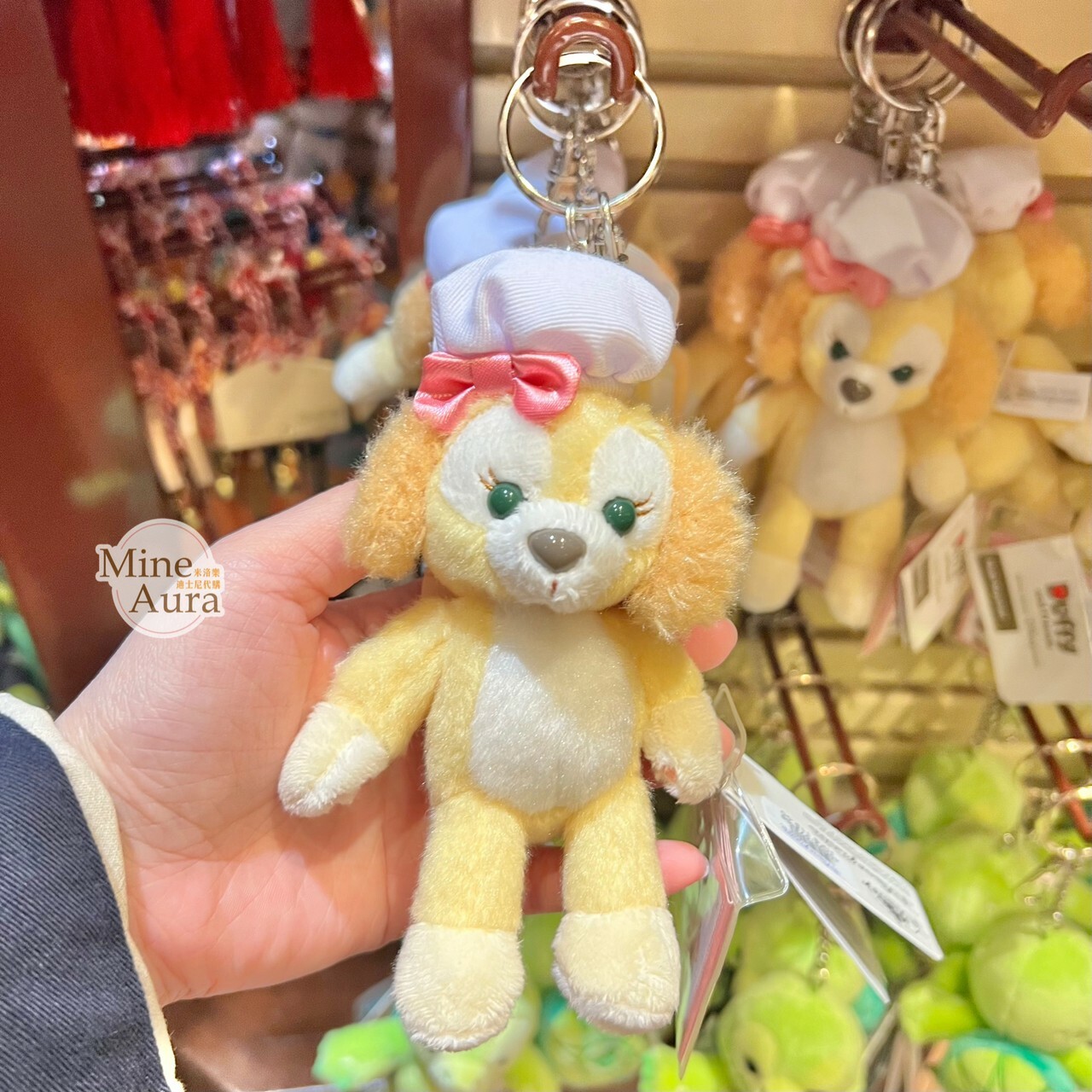 可琦安 餅乾 CookieAnn 站姿 吊飾 鑰匙圈 -香港迪士尼樂園