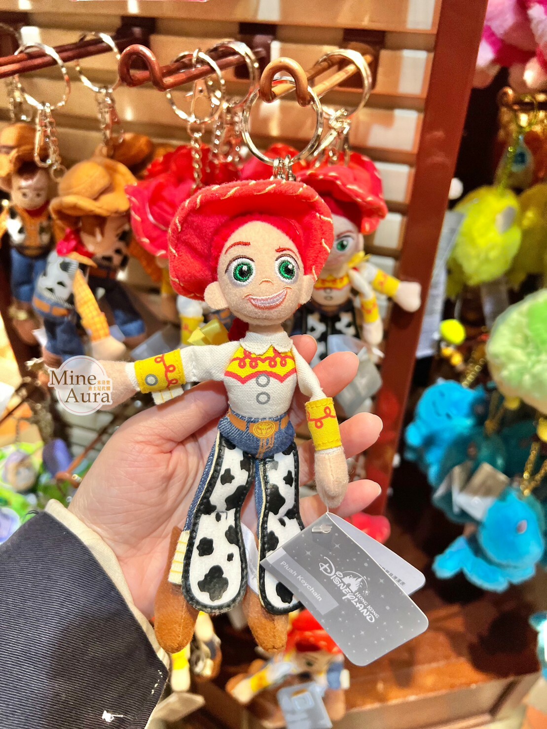 翠絲 Jessie 絨毛 鑰匙圈 吊飾 玩具總動員 Toy Story -香港迪士尼樂園