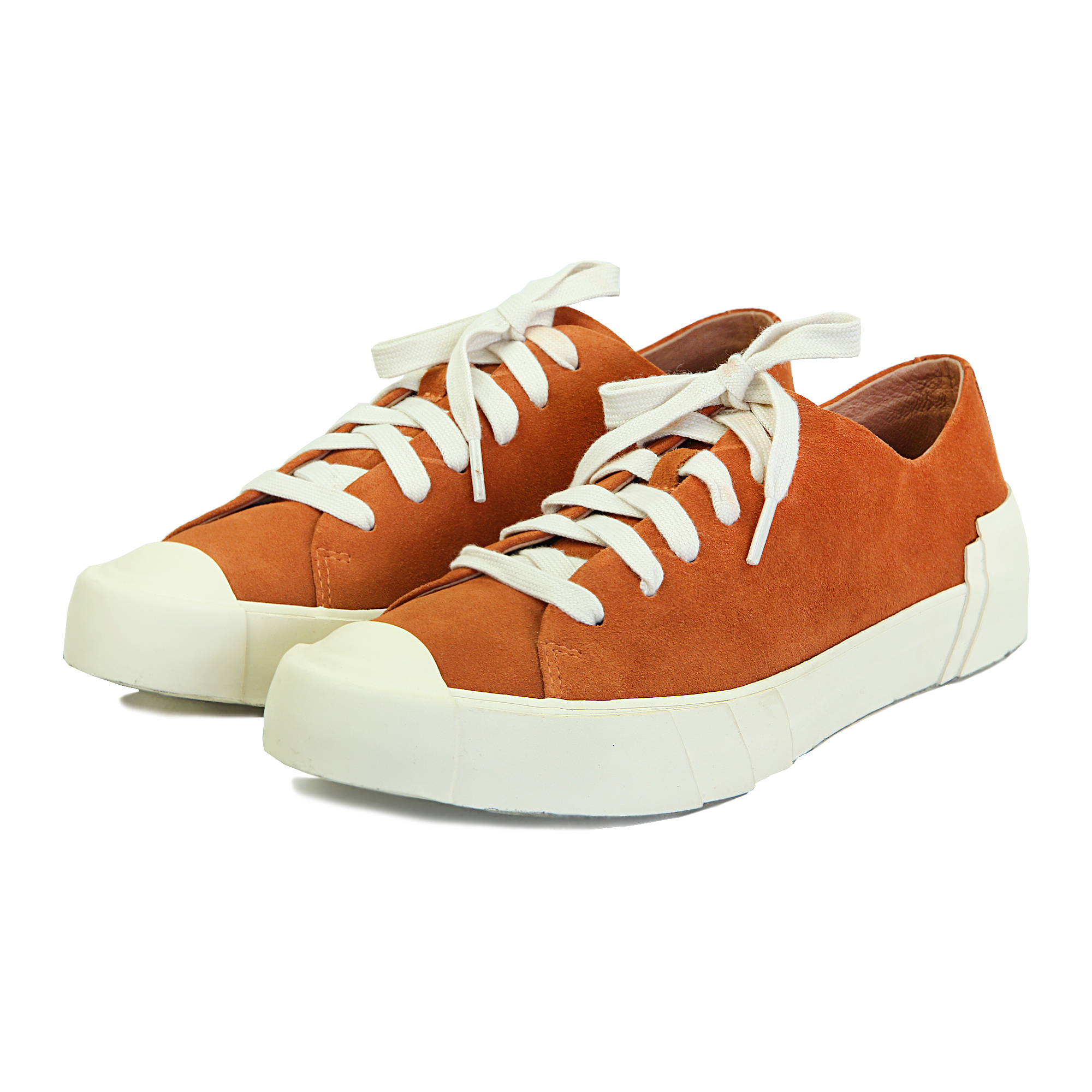 Eskimo M1185 Orange Leather Sneakers