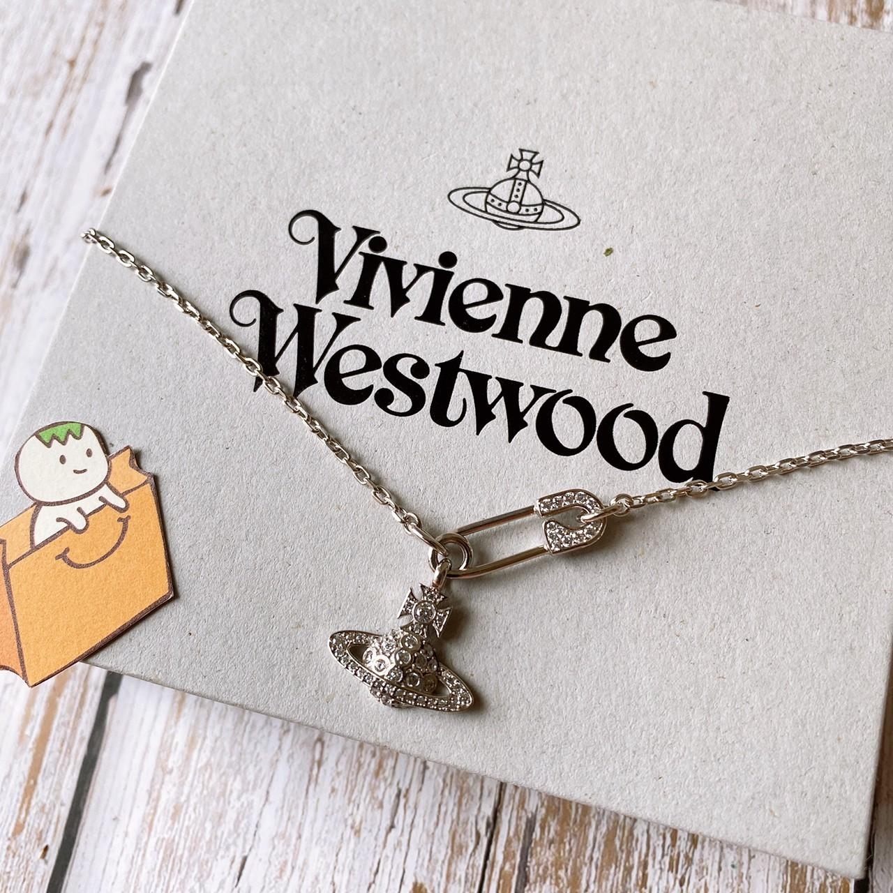 現貨】西太后📎別針造型📎系列銀項鍊Vivienne Westwood