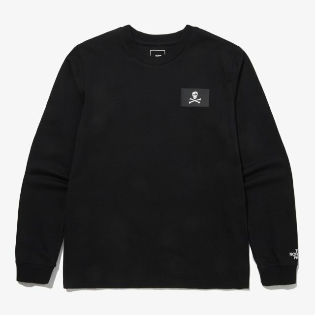 代購 The North Face NQJ Conrad Flag 長袖圓Tee 黑 FEB-