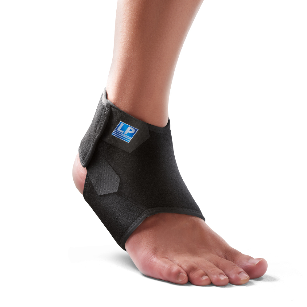 LP 後開放可調式跟腱護踝 黑色 踝部護具 護踝 單支 768CN