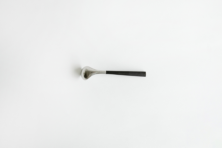 柳宗理-黑柄餐具-舀糖匙127mm 小湯匙