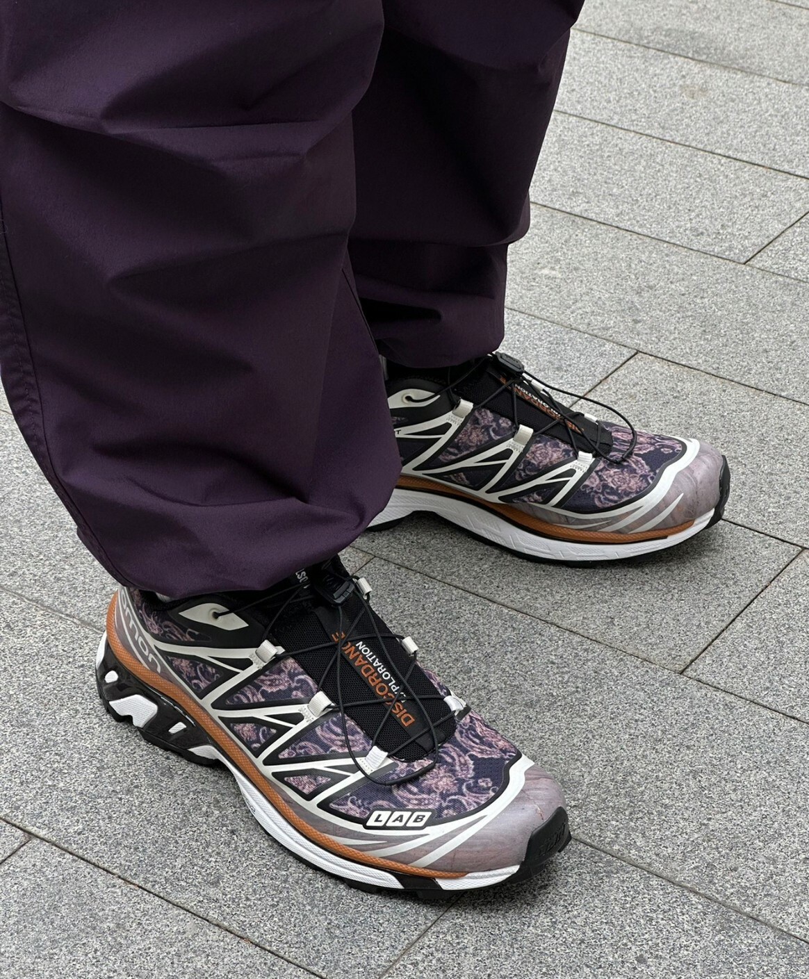 代購 SALOMON xCOSTS Black Vanila 戶外功能鞋 男女同款 紫灰色 FEB-