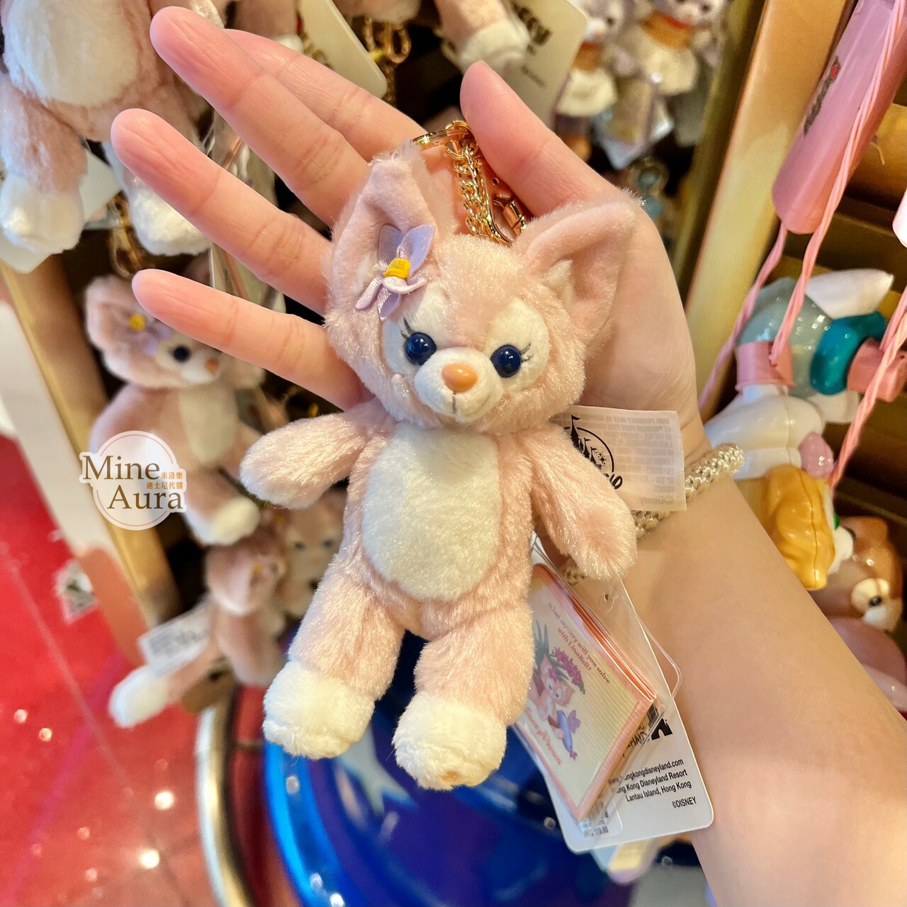 玲娜貝兒 Lina bell 站姿 吊飾 鑰匙圈 -香港迪士尼樂園