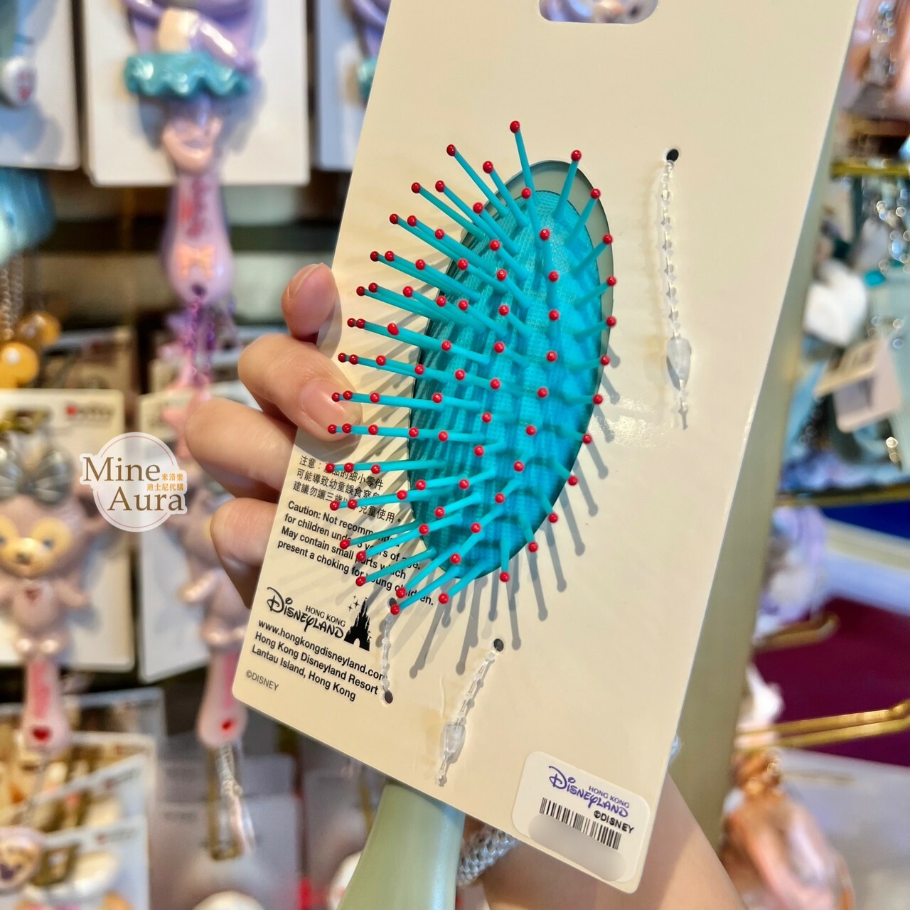 傑拉托尼 畫家貓 Gelatoni 立體造型 梳子 美髮梳 -香港迪士尼樂園