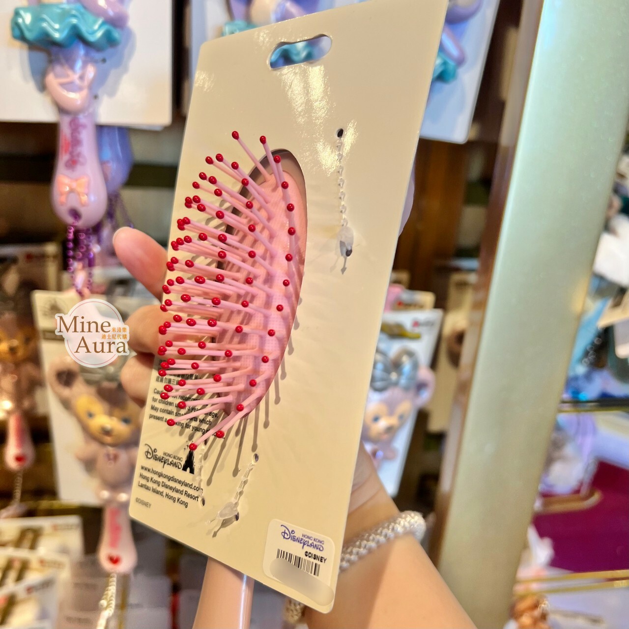 雪莉玫 ShellieMay 立體造型 梳子 美髮梳 -香港迪士尼樂園