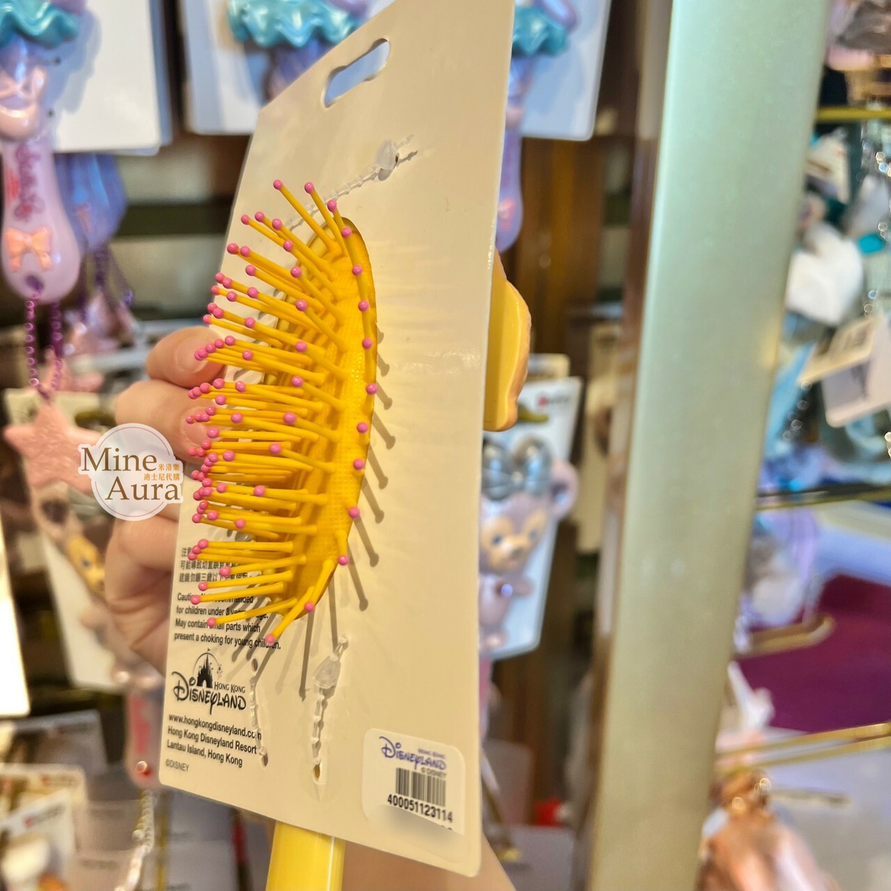 可琦安 餅乾 CookieAnn 立體造型 梳子 美髮梳 -香港迪士尼樂園