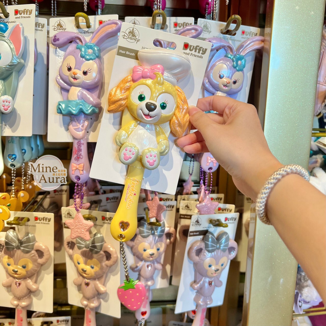 可琦安 餅乾 CookieAnn 立體造型 梳子 美髮梳 -香港迪士尼樂園