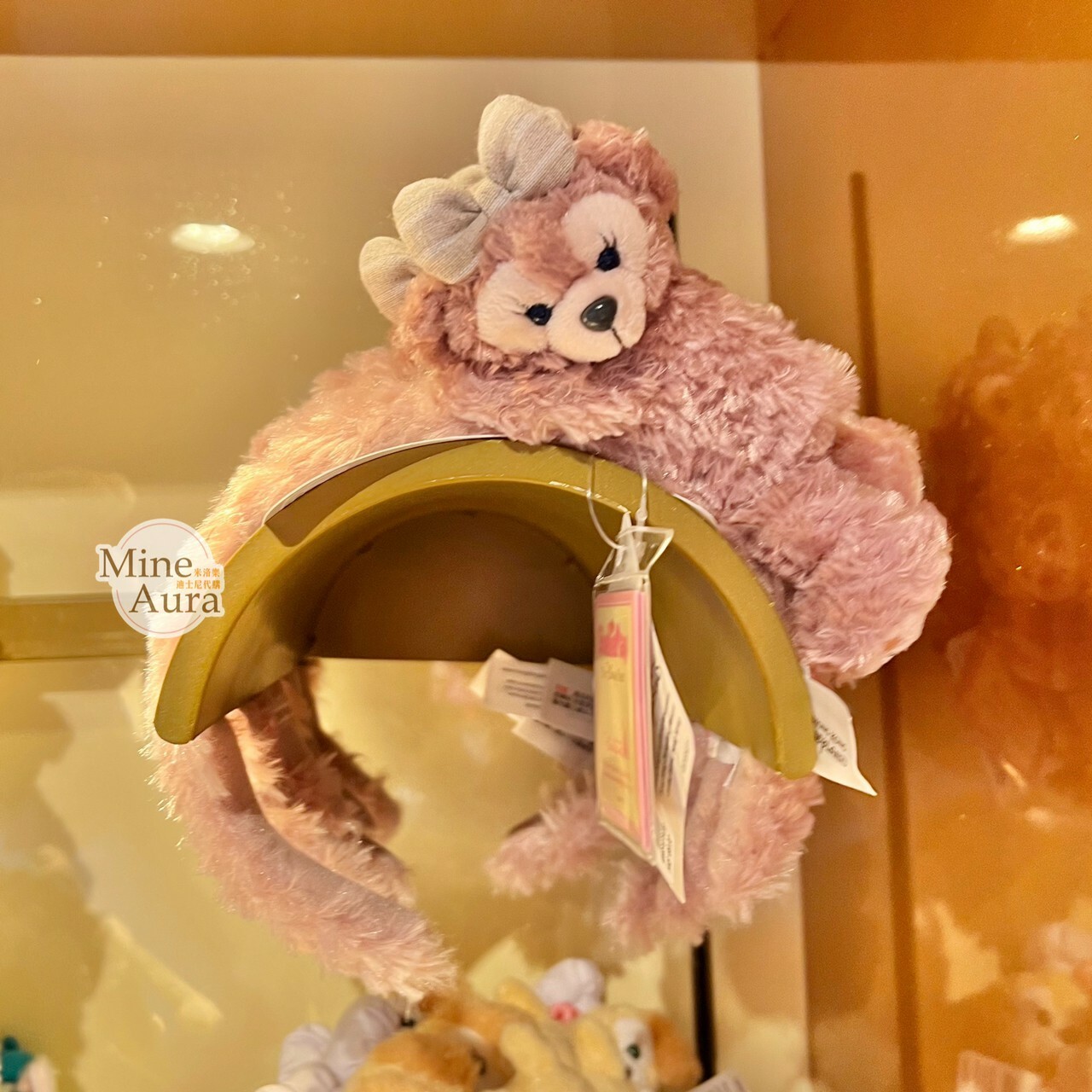 雪莉玫 ShellieMay 趴趴造型 絨毛 髮圈 髮箍 -香港迪士尼樂園