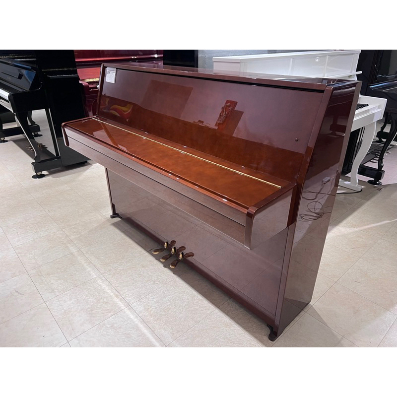 嚴選鋼琴 河合 KAWAI CL4MW 亮面原木 日本製 歐式小琴 不佔空間 中古鋼琴 二手鋼琴 漢麟樂器 鋼琴店