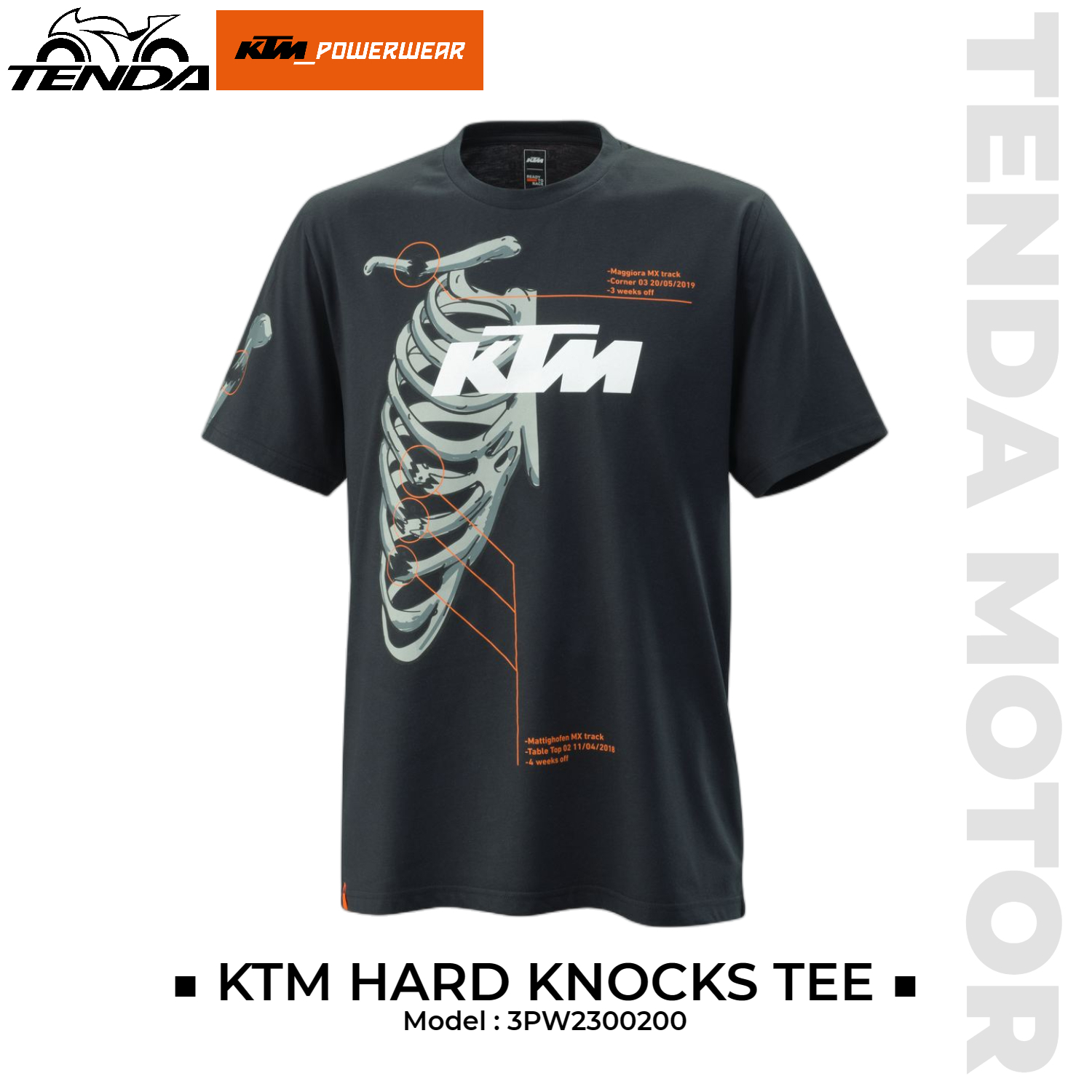 KTM HARD KNOCKS TEE