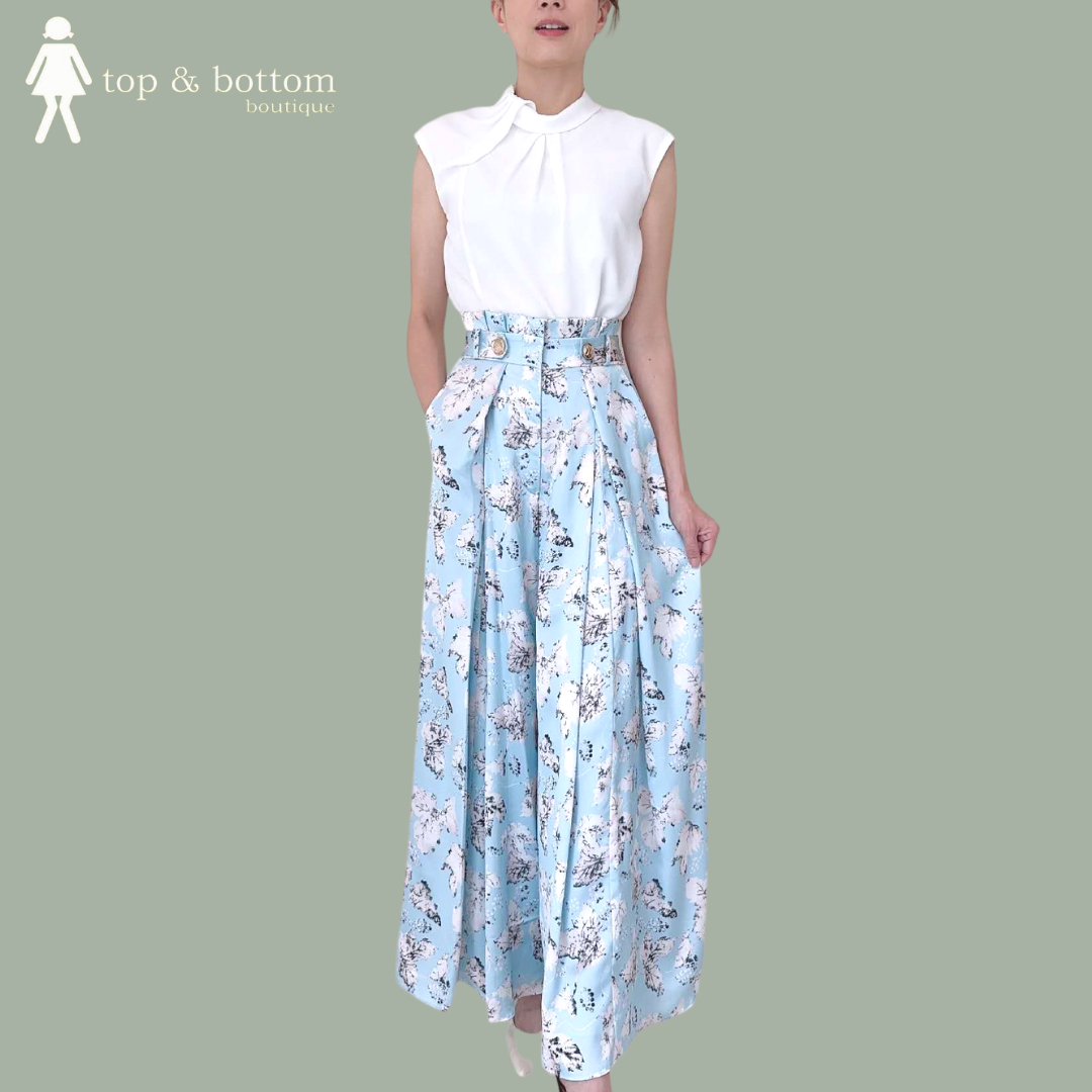 CHIFFON HIGH NECK BLOUSE