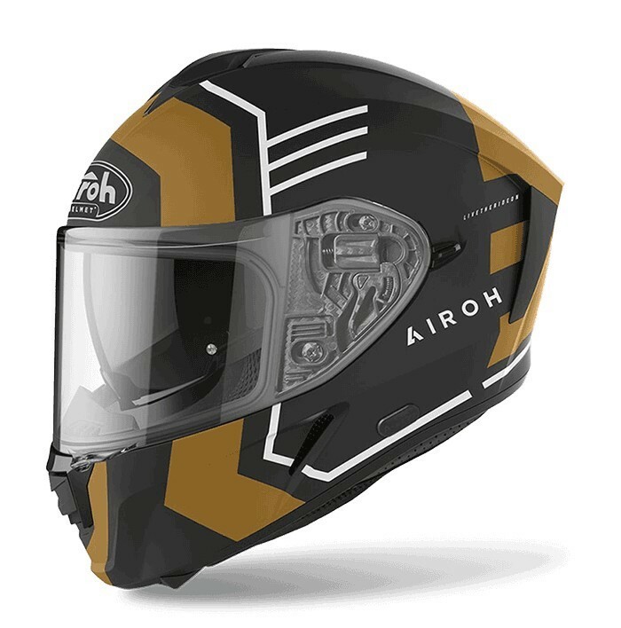 AIROH 台灣得安 SPARK #9 消光黑/金 全罩