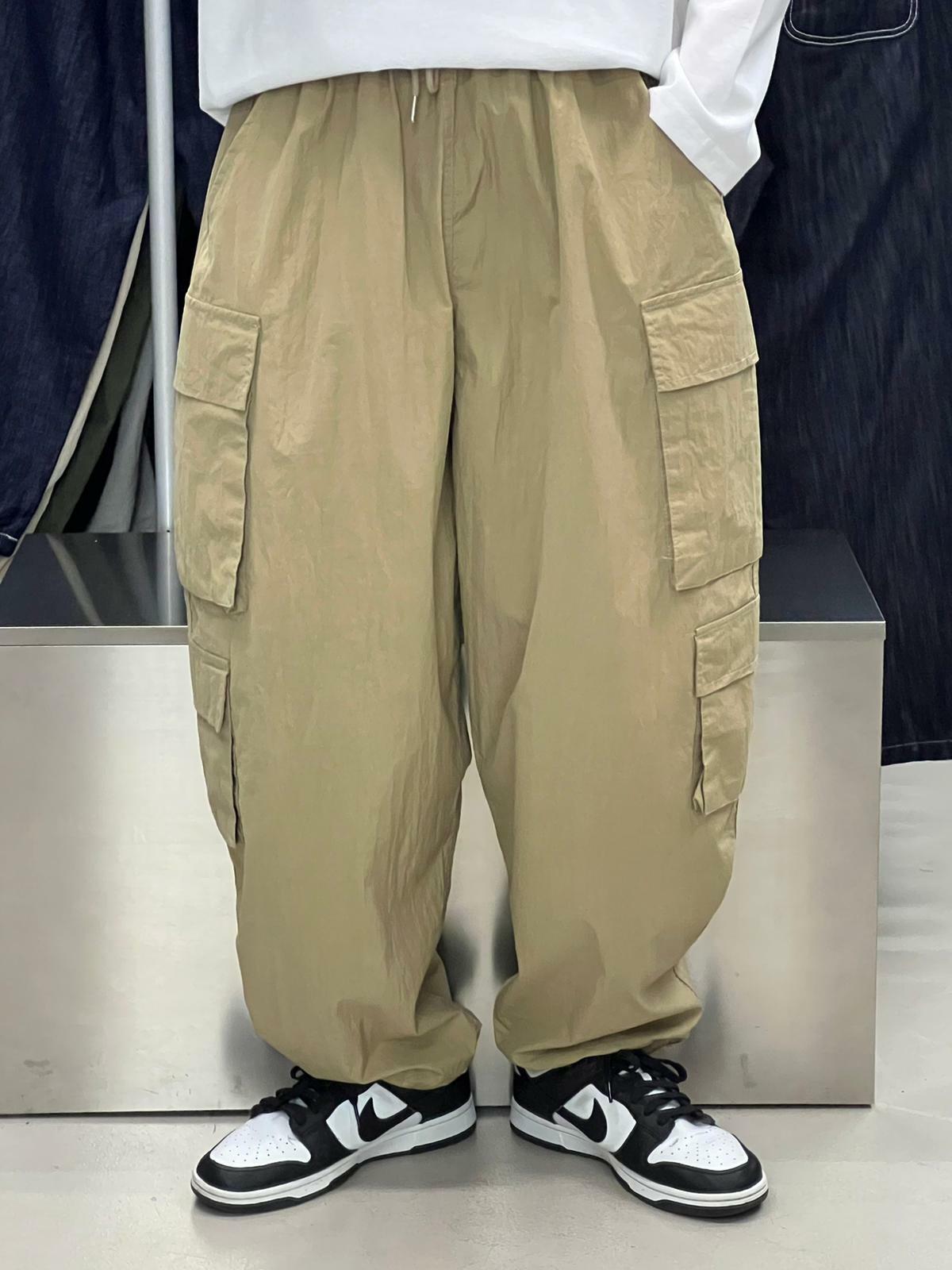 工裝可束腳鬆身褲 P2249