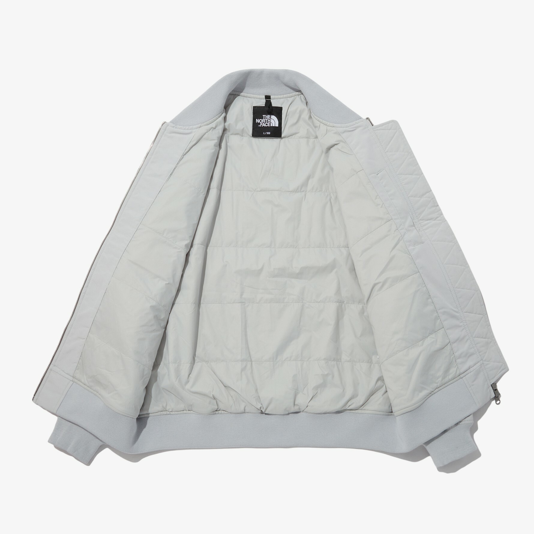 THE NORTH FACE PRAISE HEAT BOMBER 飛行外套 灰 NJ3NP01C