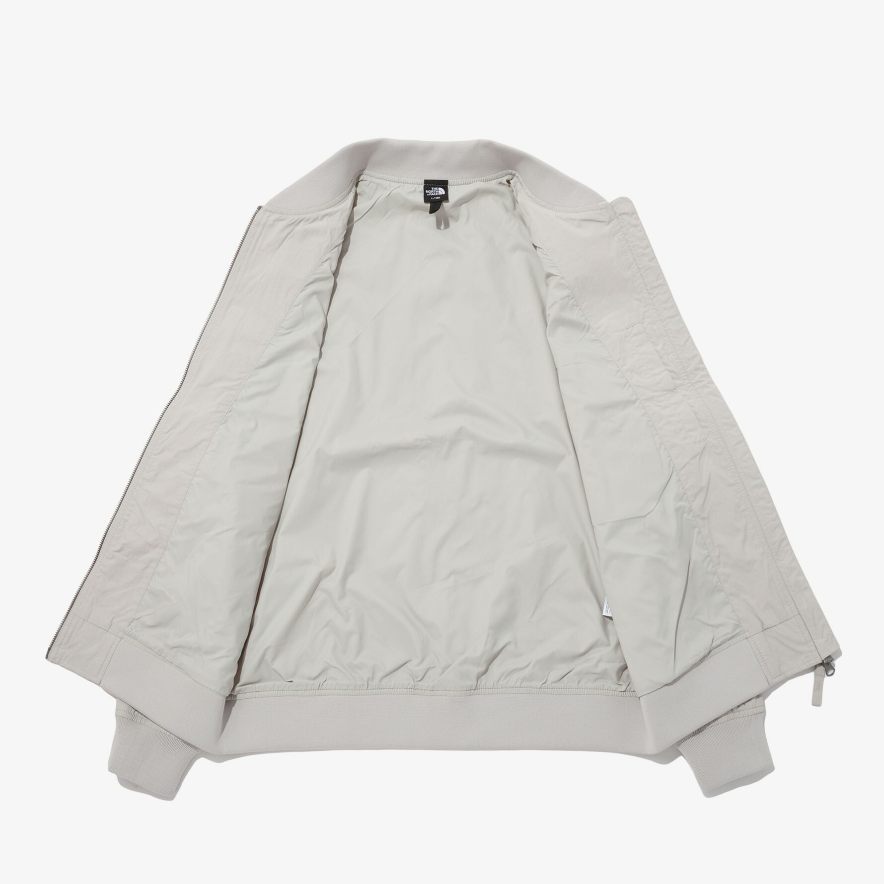 THE NORTH FACE ALL-ROUND BOMBER 飛行外套 白灰 NJ3BP02B