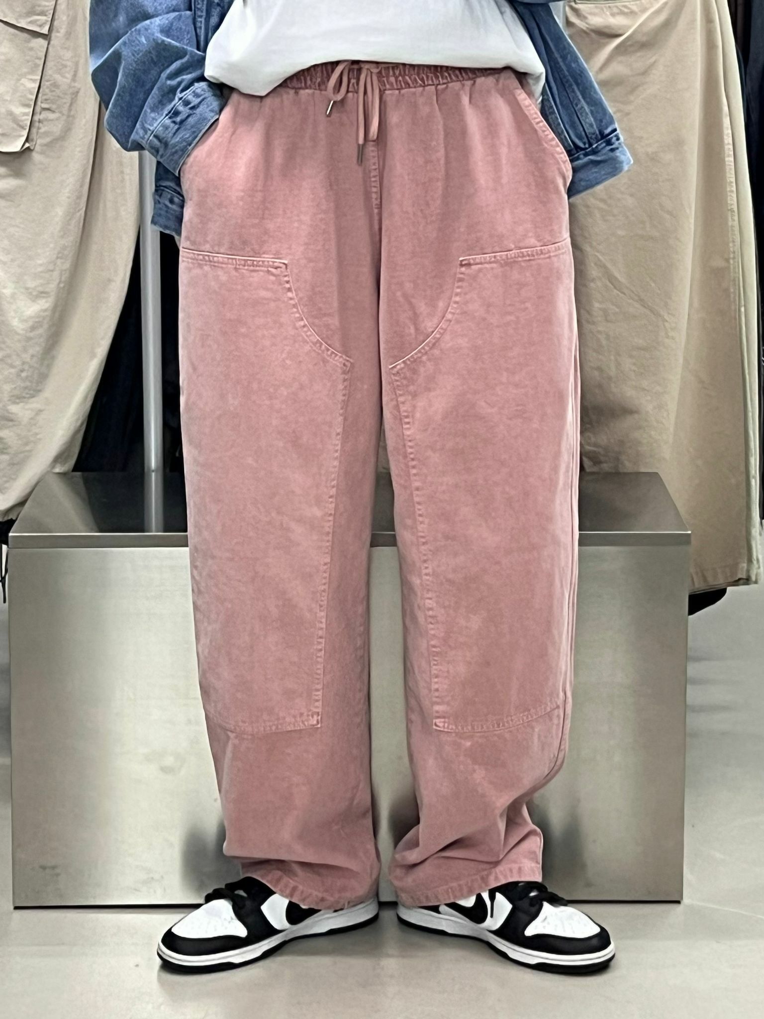 淨色洗水鬆身褲 P2251