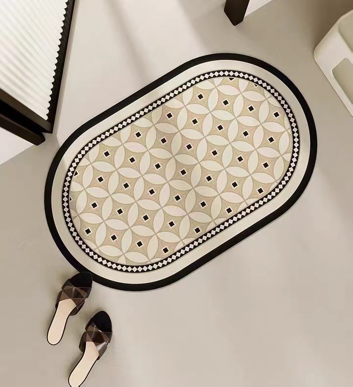 【ＡＨ721】北歐簡約矽藻吸水防滑地墊