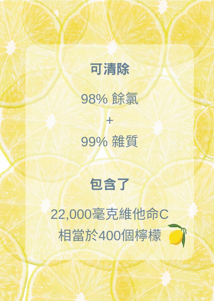 TONIC BUBBLE美國維他命C過濾除氯花灑頭套裝