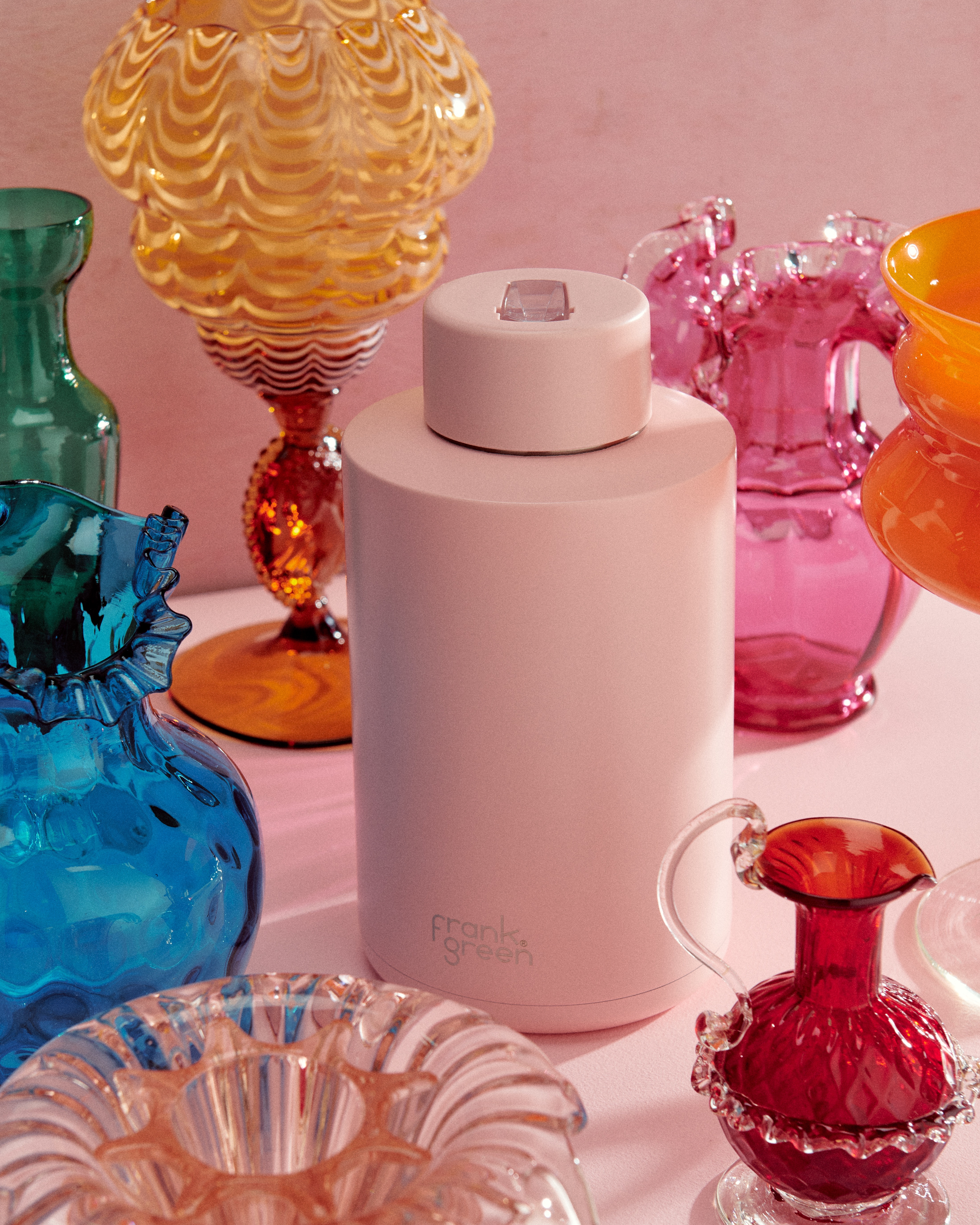 Blushed Ceramic Reusable Bottle - 68oz / 2,000ml | FRANK GREEN