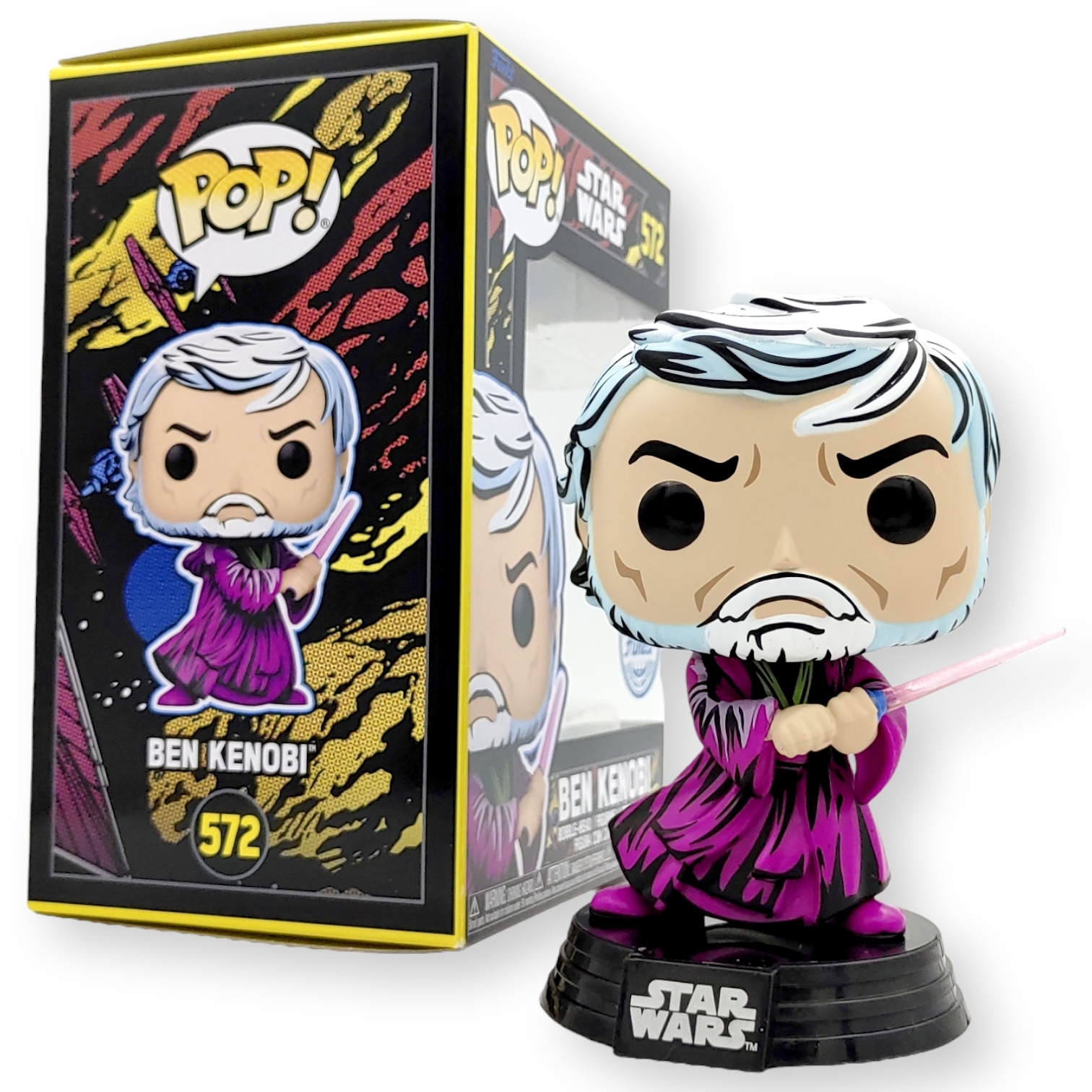FUNKO POP<星球大戰StarWars>班·肯諾比(2D塗裝)-NO.572