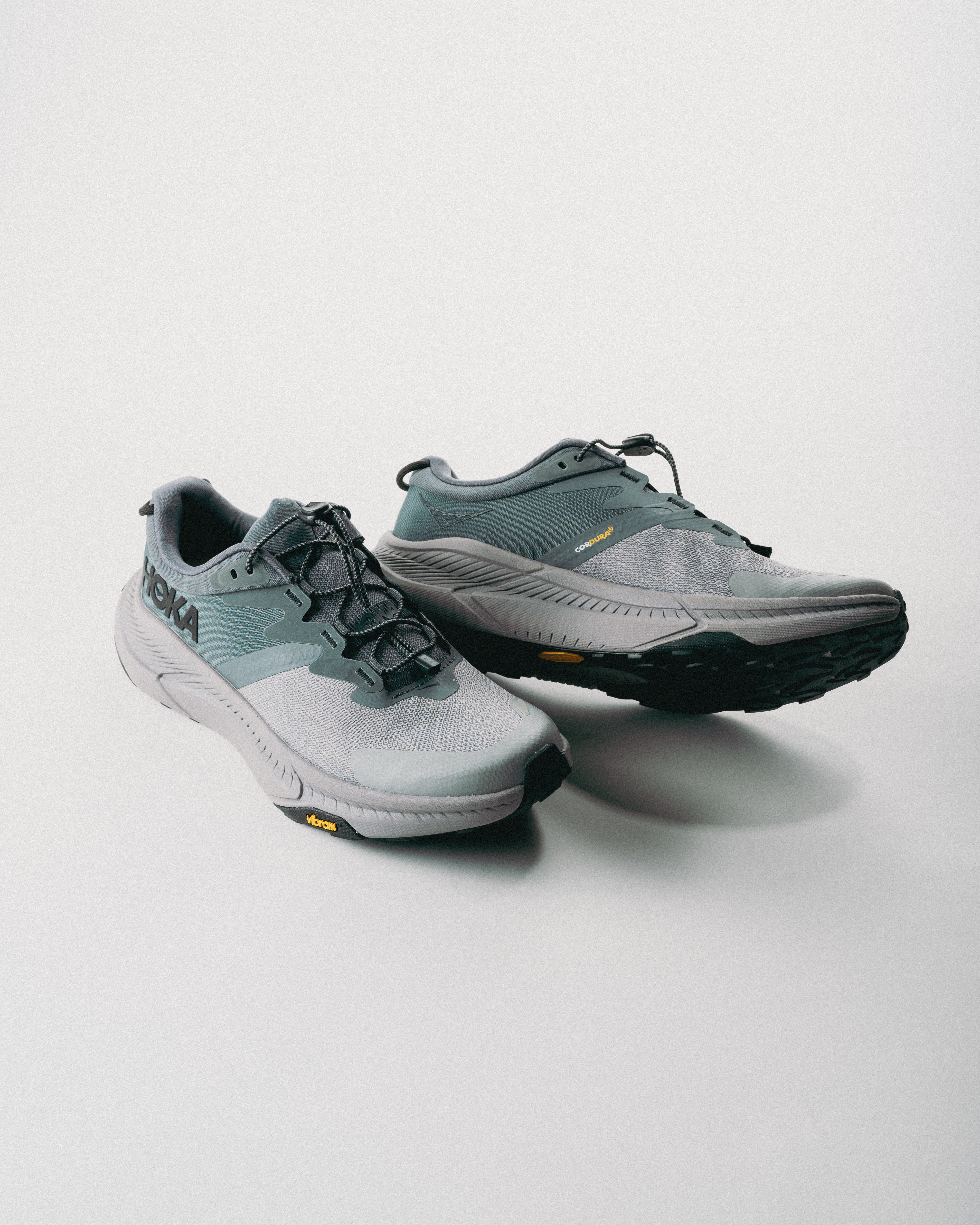 Grey hoka outlet shoes