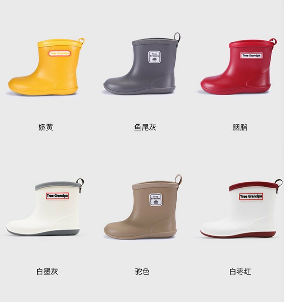 出口日本的防滑軟底中筒雨靴