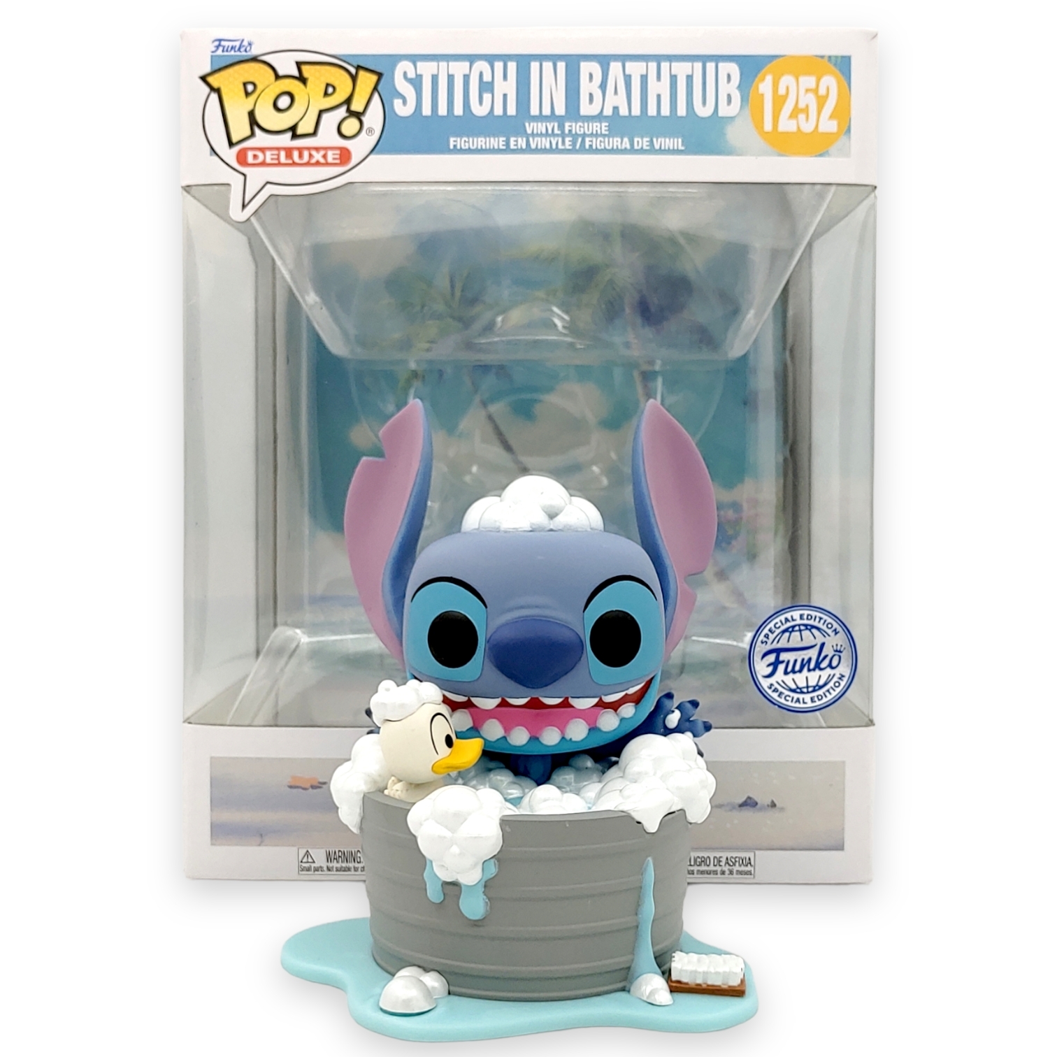 FUNKO POP<扮嘢小魔星>6吋史迪仔(浴桶洗澡)-No.1252