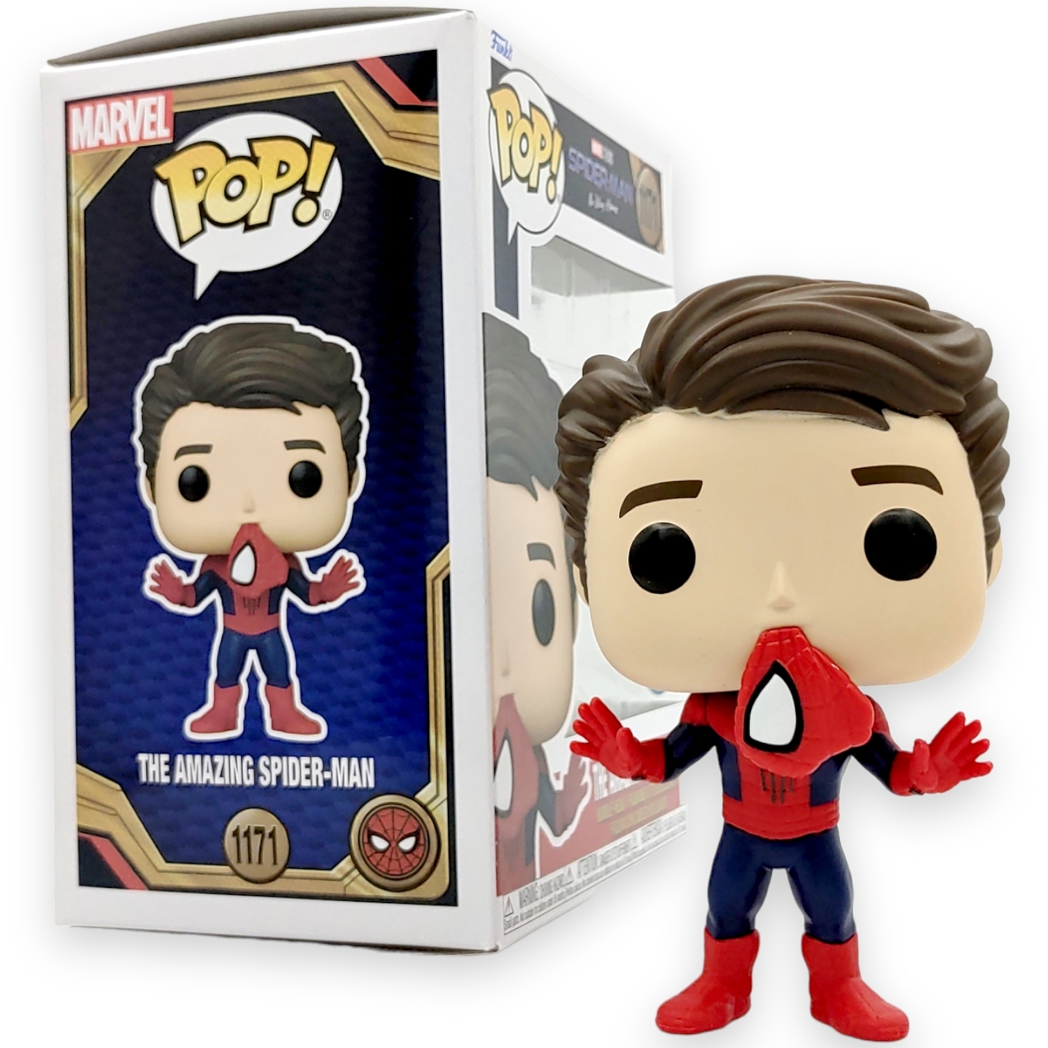 FUNKO POP<蜘蛛俠-不戰無歸>蜘蛛俠(咬頭套)-NO.1171