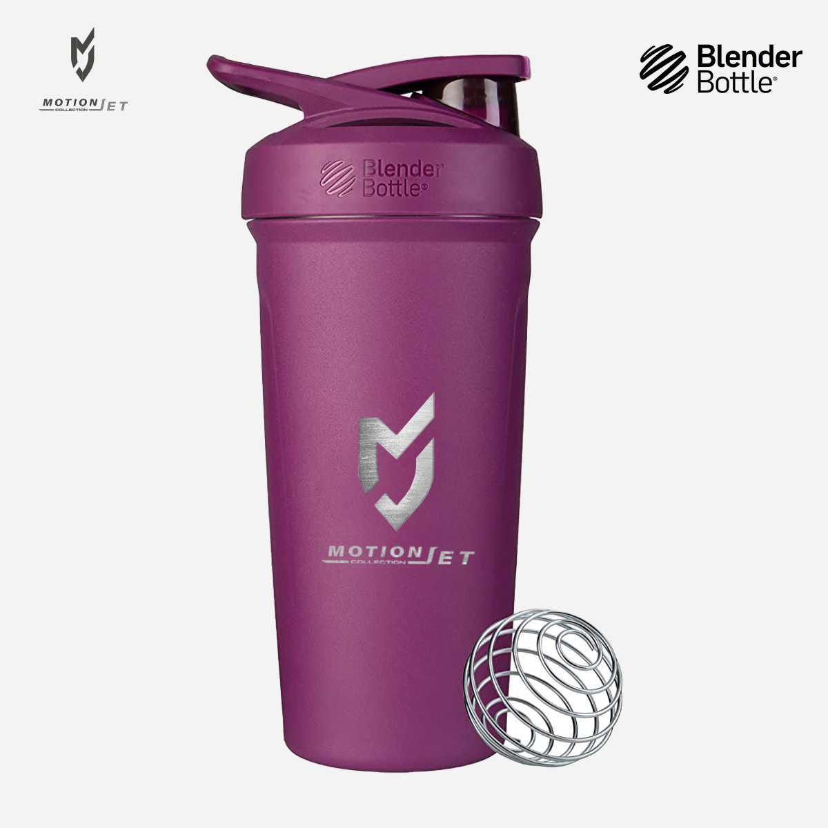 MJC & Blender Bottle 不鏽鋼聯名水壺 24 oz  -珊瑚紫