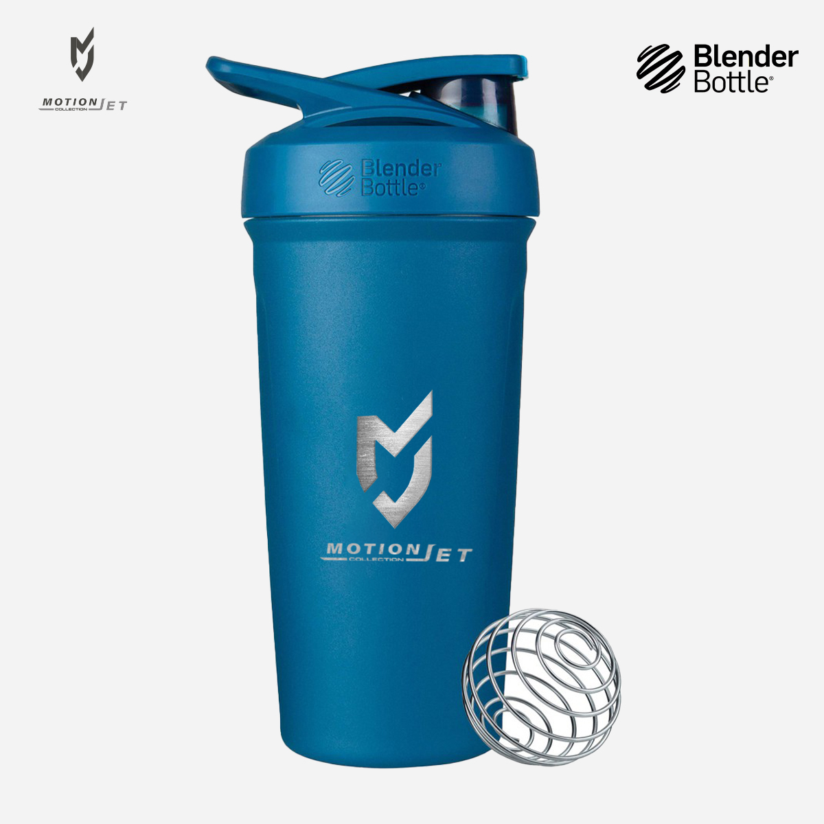 MJC & Blender Bottle 不鏽鋼聯名水壺 24 oz  -海洋藍
