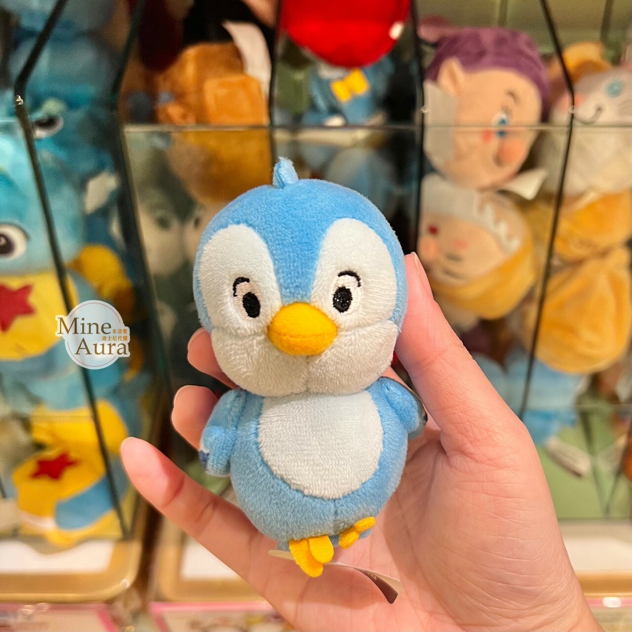 白雪公主 Snow-white 藍色 小鳥 絨毛 迷你公仔 娃娃 (搭配個人客製髮圈用) -香港迪士尼樂園