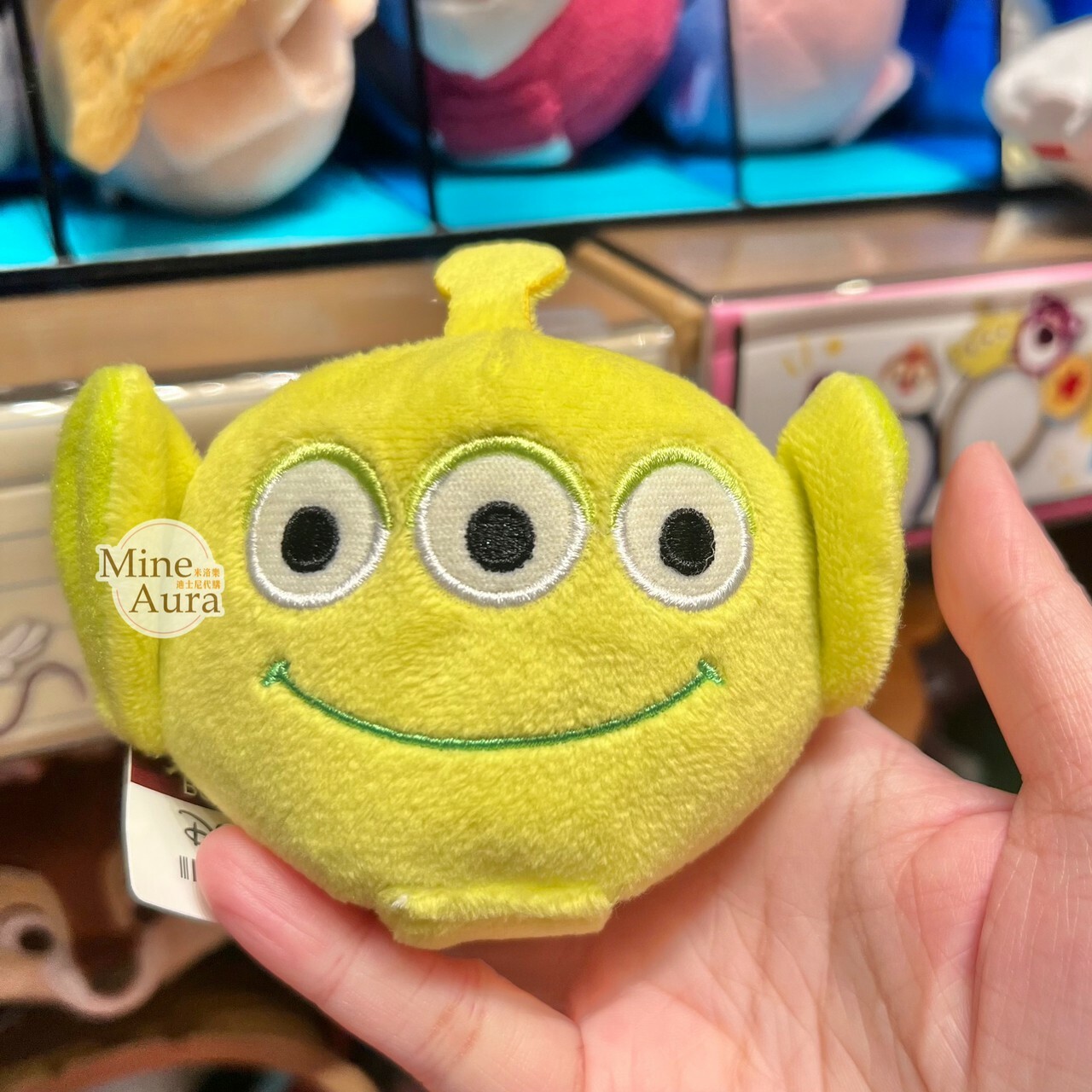 三眼怪 Alien 大頭絨毛 迷你公仔 娃娃 (搭配個人客製髮圈用) 玩具總動員 Toy Story -香港迪士尼樂園