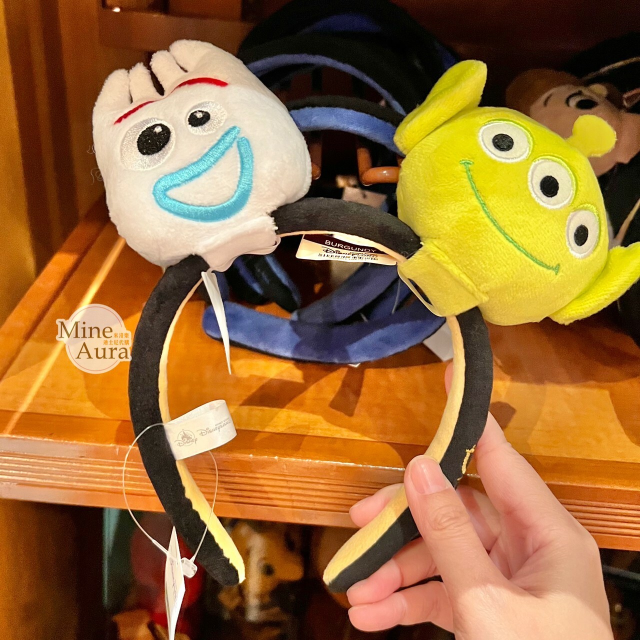 三眼怪 Alien 大頭絨毛 迷你公仔 娃娃 (搭配個人客製髮圈用) 玩具總動員 Toy Story -香港迪士尼樂園