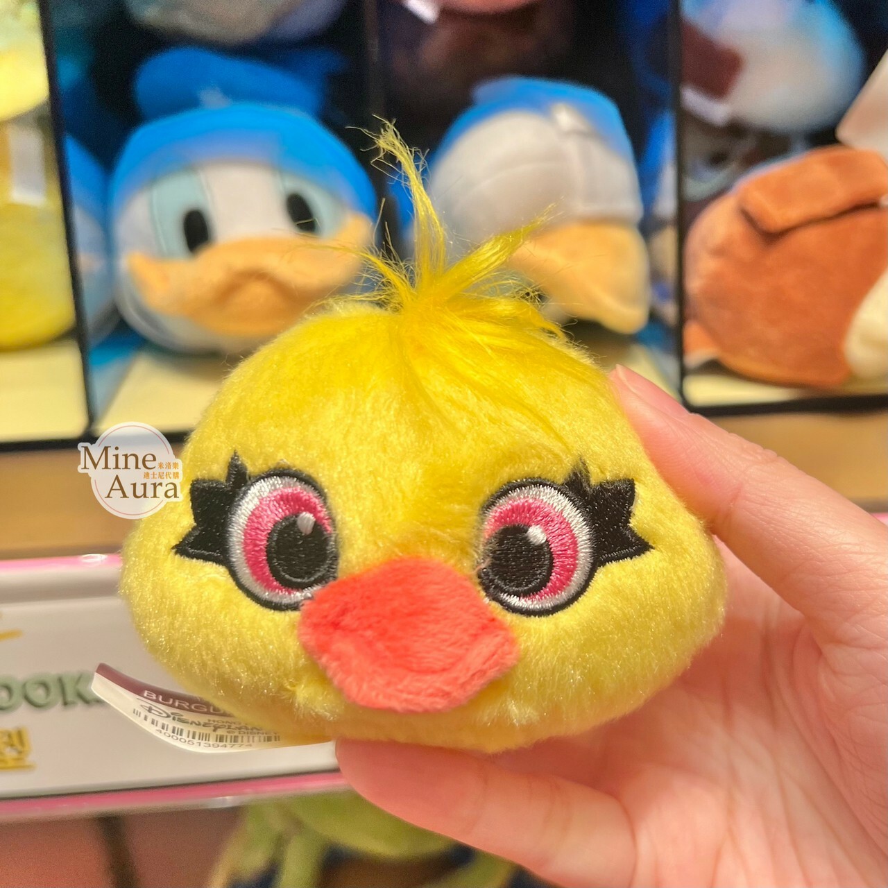 鴨霸 Ducky 大頭絨毛 迷你公仔 娃娃 (搭配個人客製髮圈用) 玩具總動員 Toy Story -香港迪士尼樂園