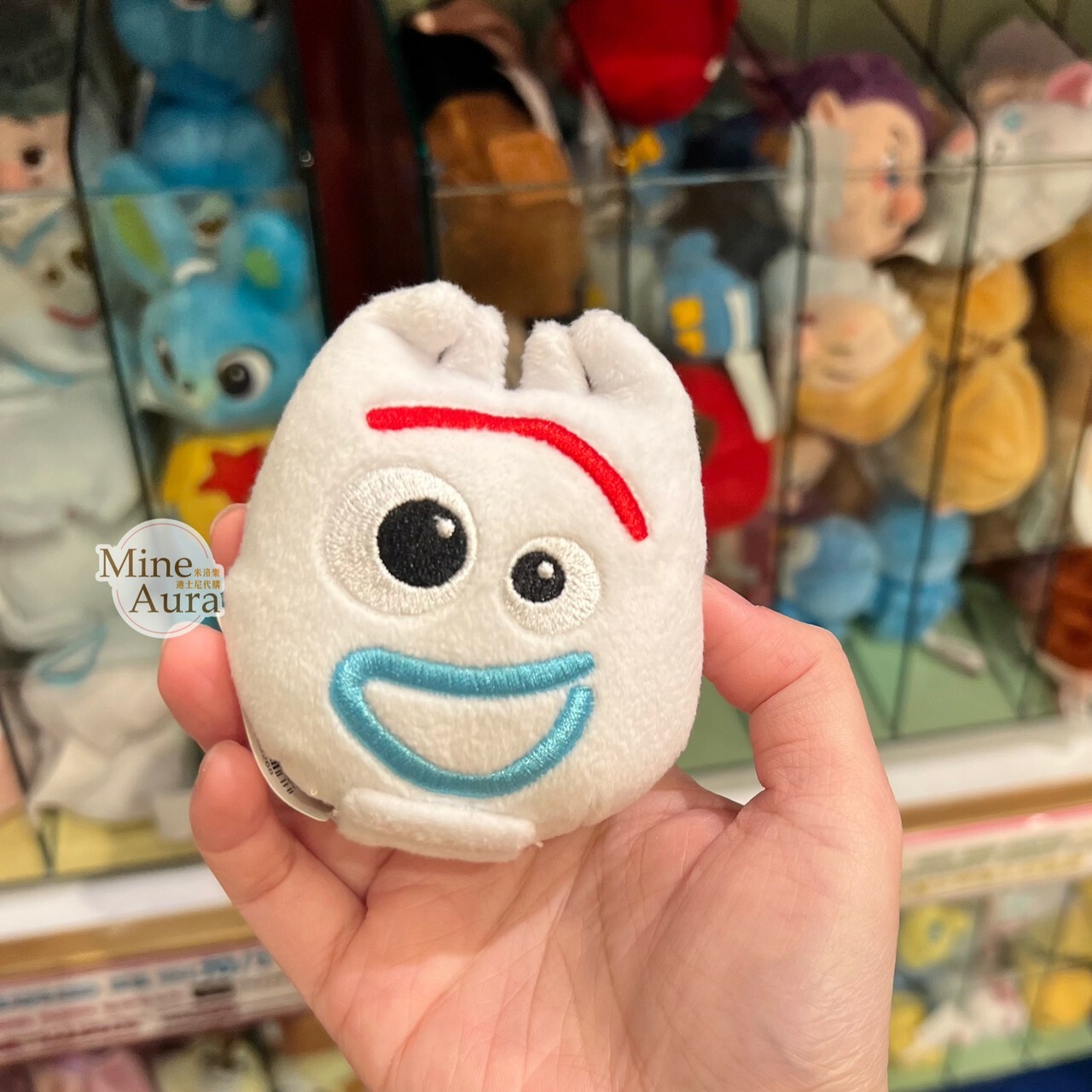 叉奇 Forky 大頭絨毛 迷你公仔 娃娃 (搭配個人客製髮圈用) 玩具總動員 Toy Story -香港迪士尼樂園