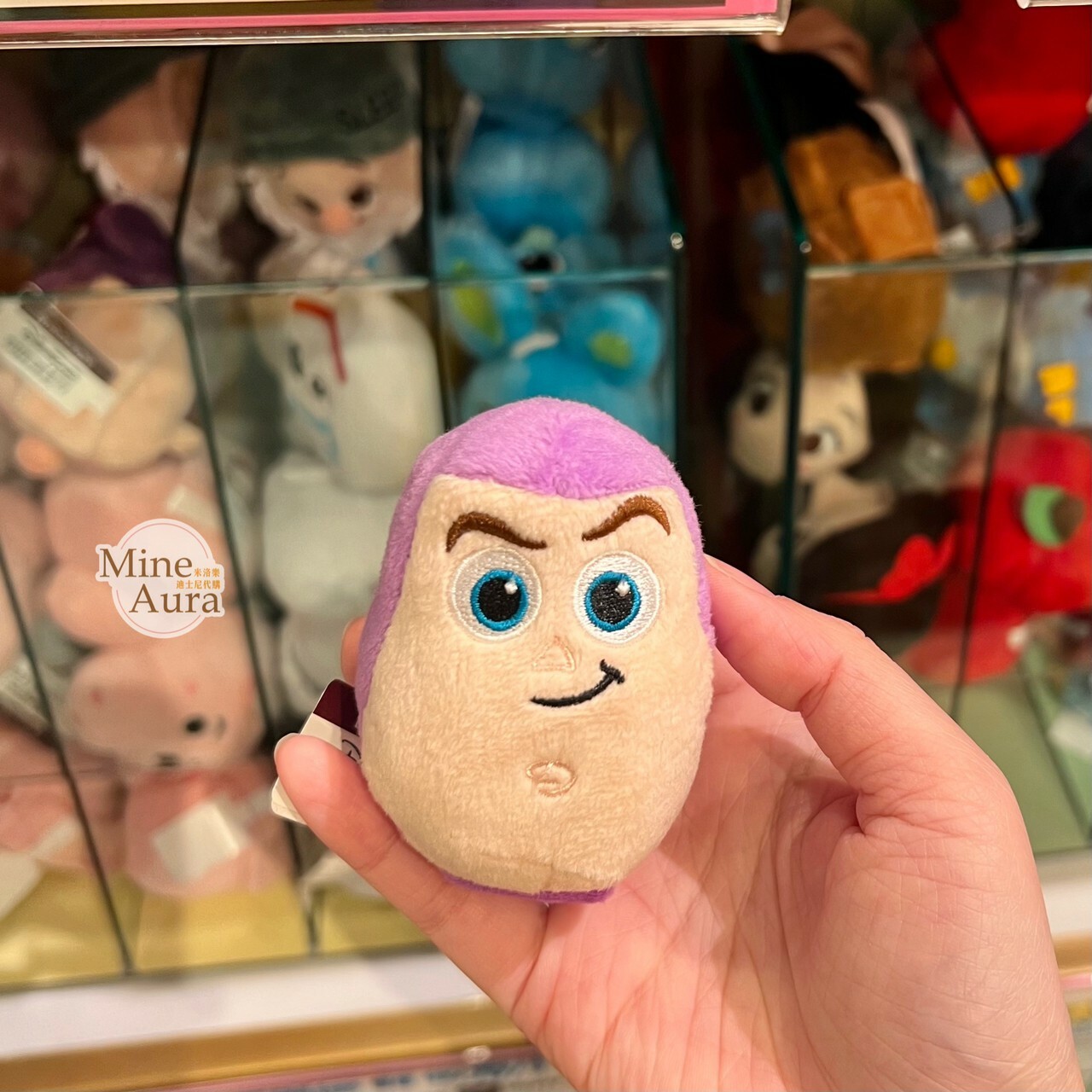 巴斯光年 Buzz Lightyear 大頭絨毛 迷你公仔 娃娃 (搭配個人客製髮圈用) 玩具總動員 Toy Story -香港迪士尼樂園