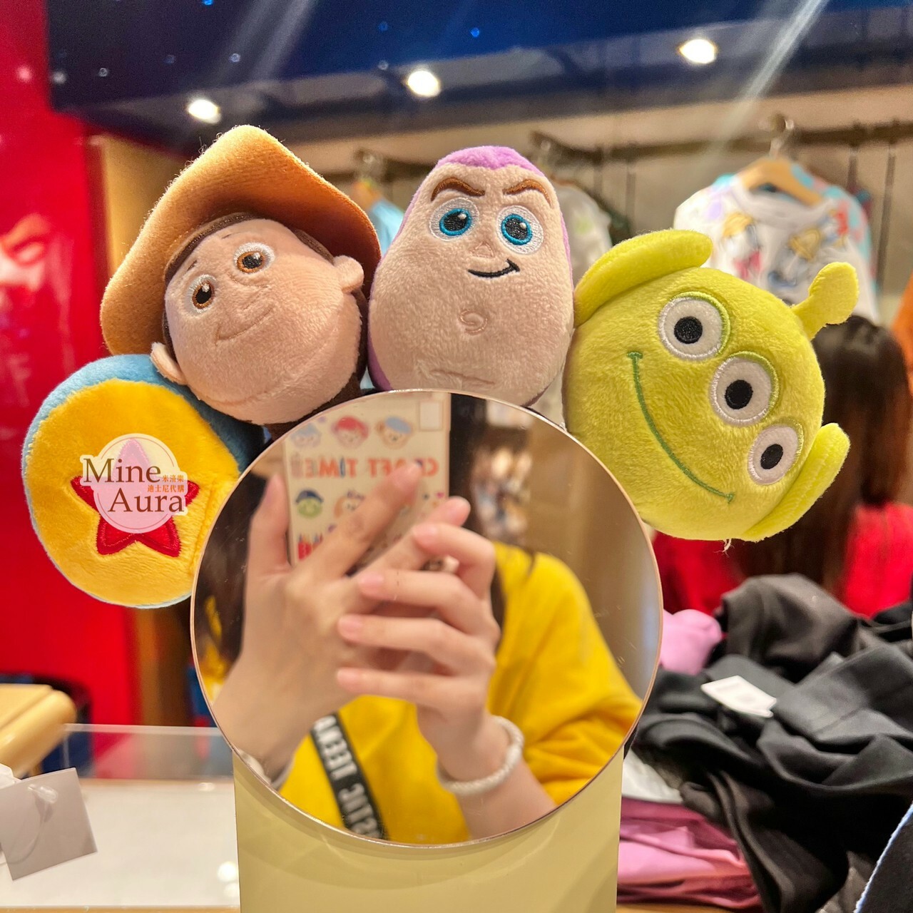 巴斯光年 Buzz Lightyear 大頭絨毛 迷你公仔 娃娃 (搭配個人客製髮圈用) 玩具總動員 Toy Story -香港迪士尼樂園