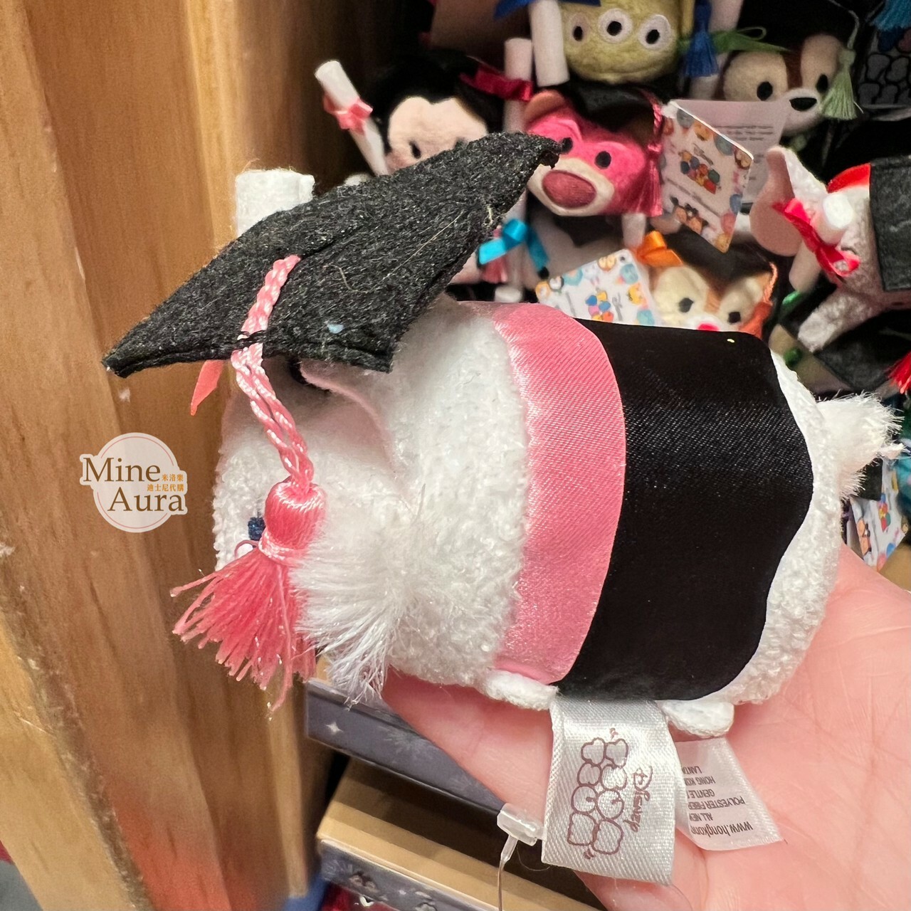 TSUM TSUM 畢業學士服造型 瑪莉貓 Marie 迷你公仔 娃娃 貓兒歷險記 The Aristocats -香港迪士尼樂園