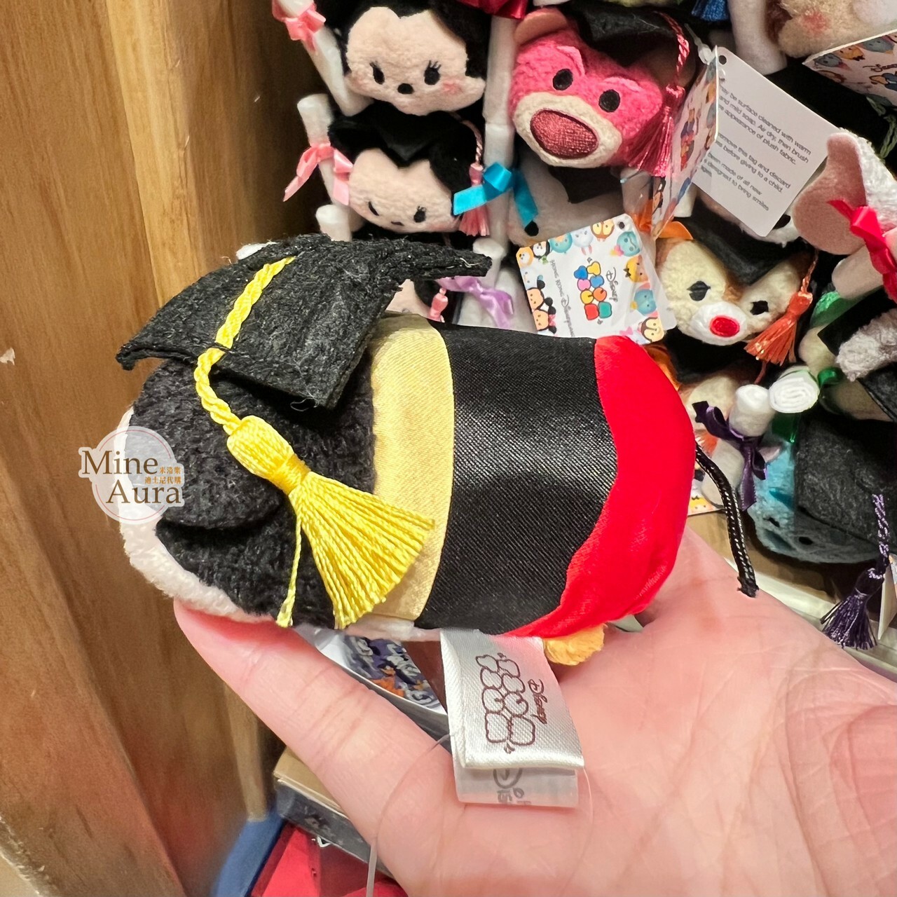 TSUM TSUM 畢業學士服造型 米奇 Mickey 迷你公仔 娃娃 -香港迪士尼樂園