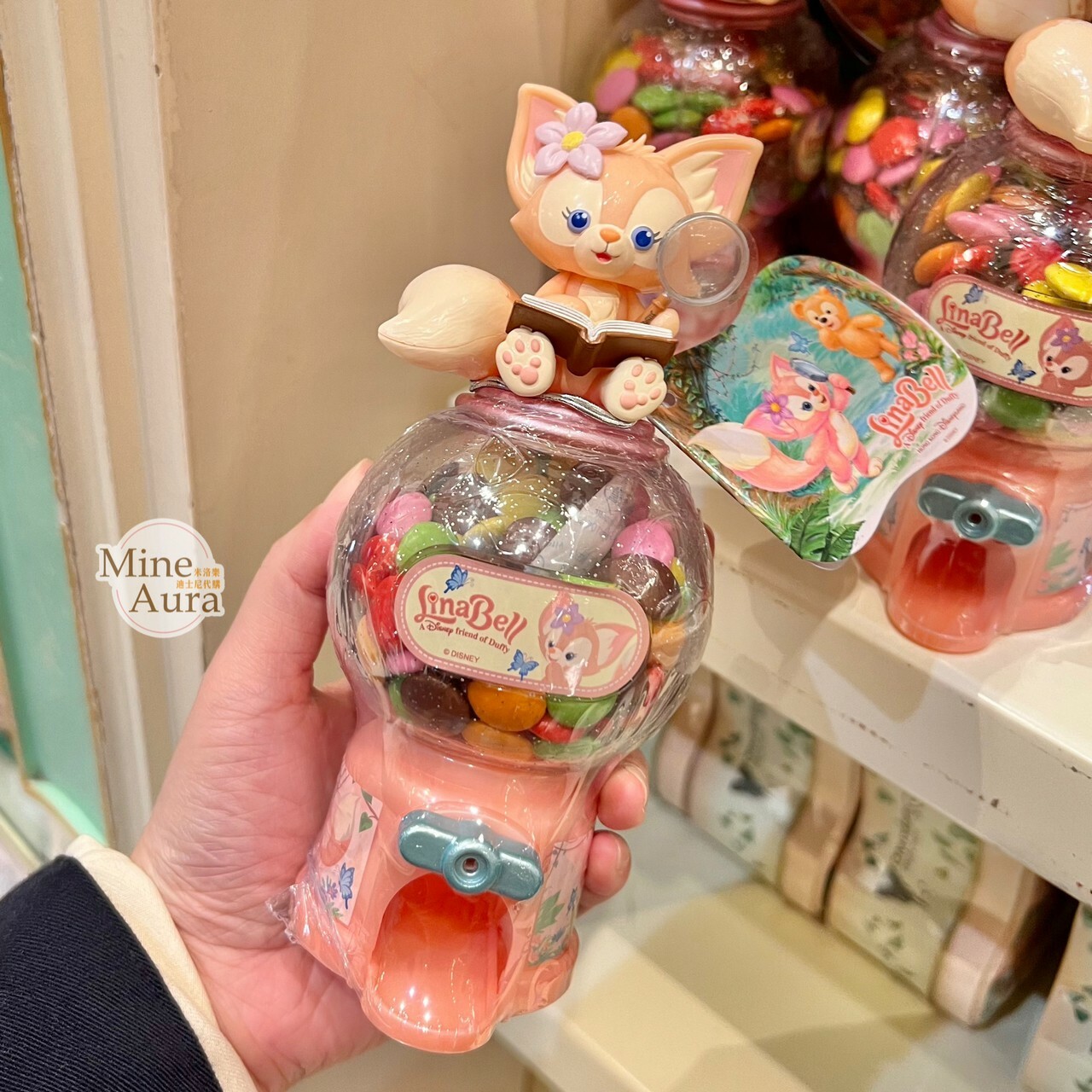 玲娜貝兒 Lina bell 扭蛋機造型 糖果盒 -香港迪士尼樂園