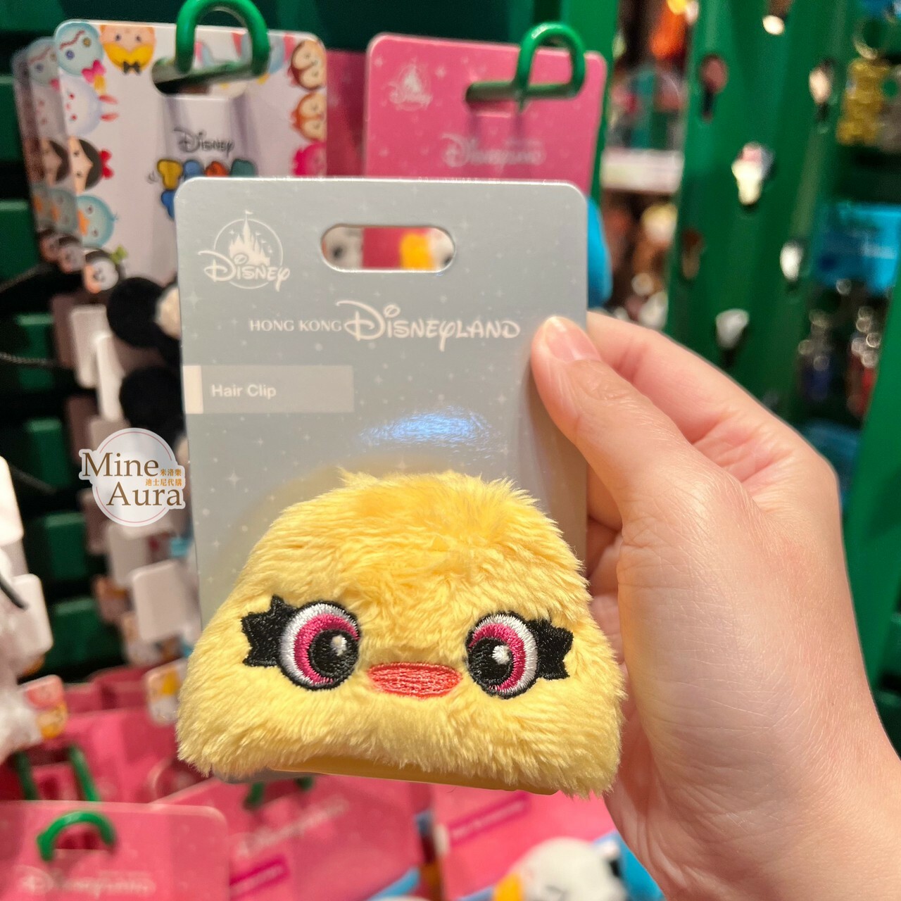鴨霸 Ducky 絨毛 造型 髮夾 髮抓 玩具總動員 Toy Story -香港迪士尼樂園