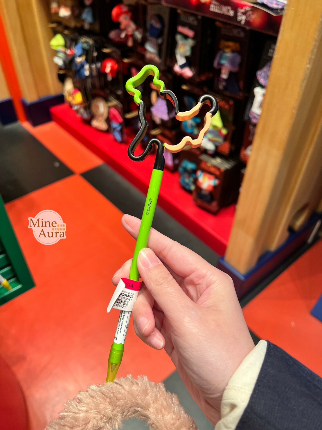 高飛狗 Goofy 彩色配色 簍空 造型筆 圓珠筆 -香港迪士尼樂園