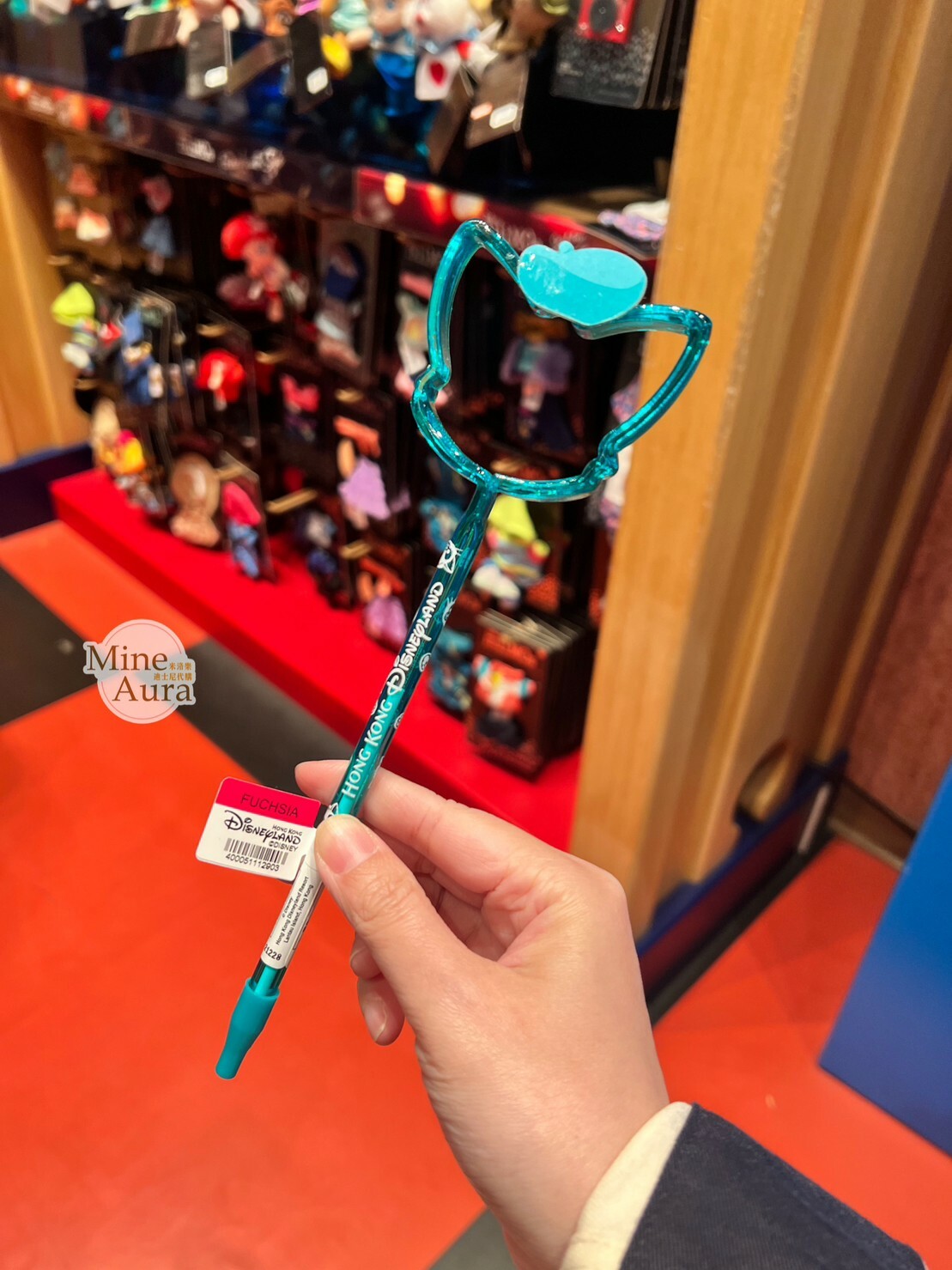 畫家貓 Gelatoni 簍空 造型筆 圓珠筆 -香港迪士尼樂園