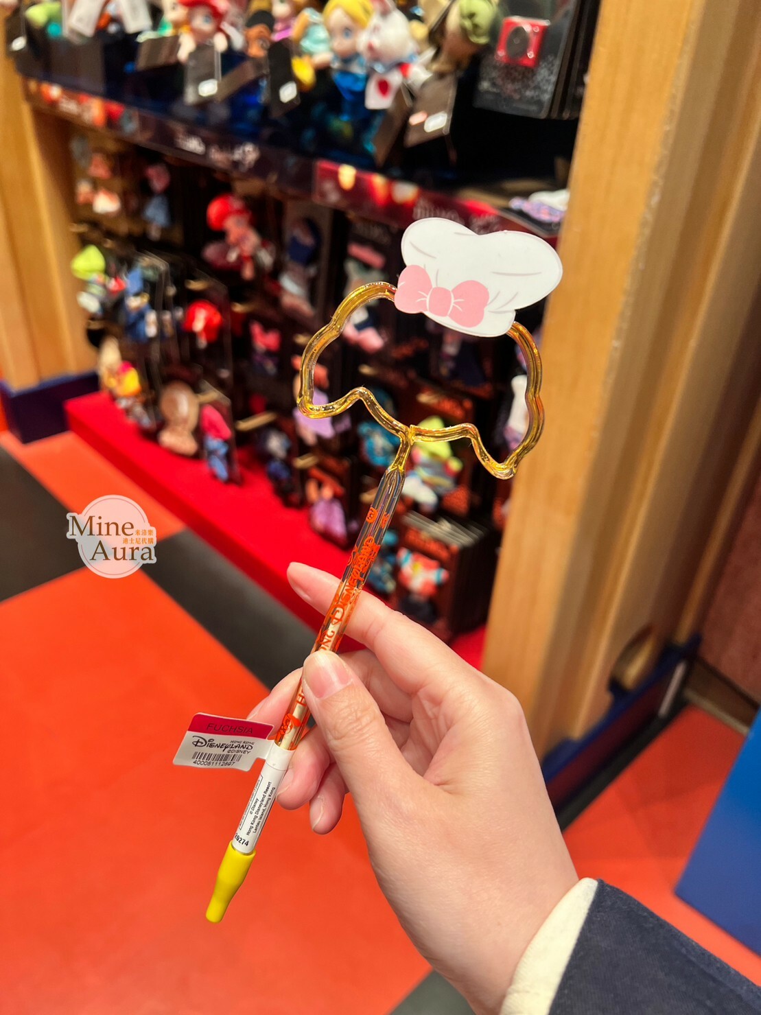 可琦安 餅乾 CookieAnn 簍空 造型筆 圓珠筆 -香港迪士尼樂園