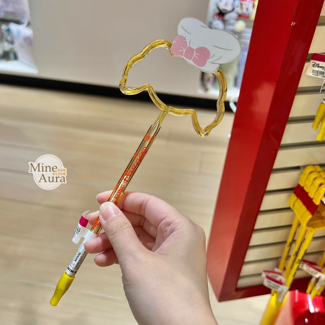 可琦安 餅乾 CookieAnn 簍空 造型筆 圓珠筆 -香港迪士尼樂園