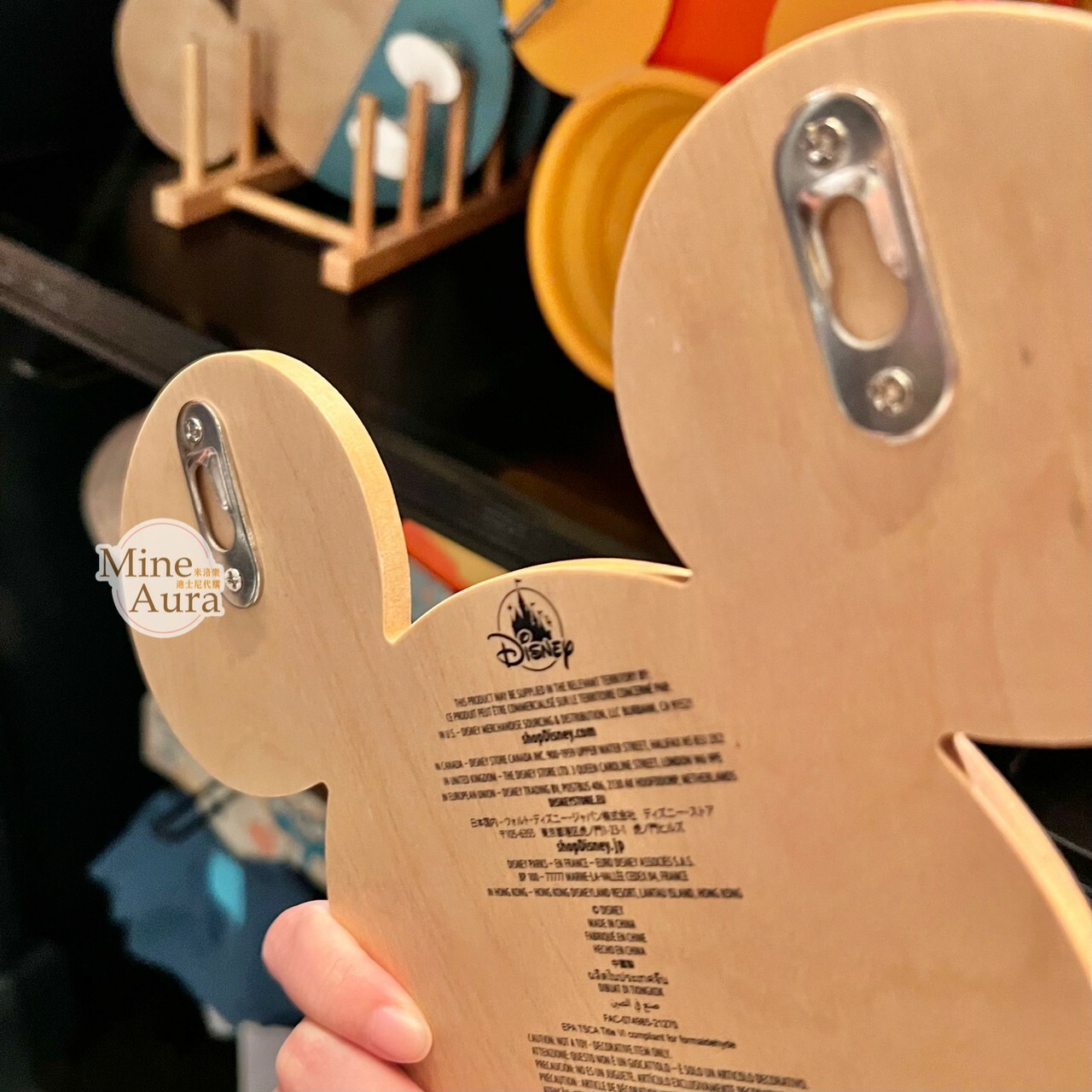 Dwell Well Be Well系列 米奇 Mickey 寵物牽繩 造型 掛鈎 -香港迪士尼樂園